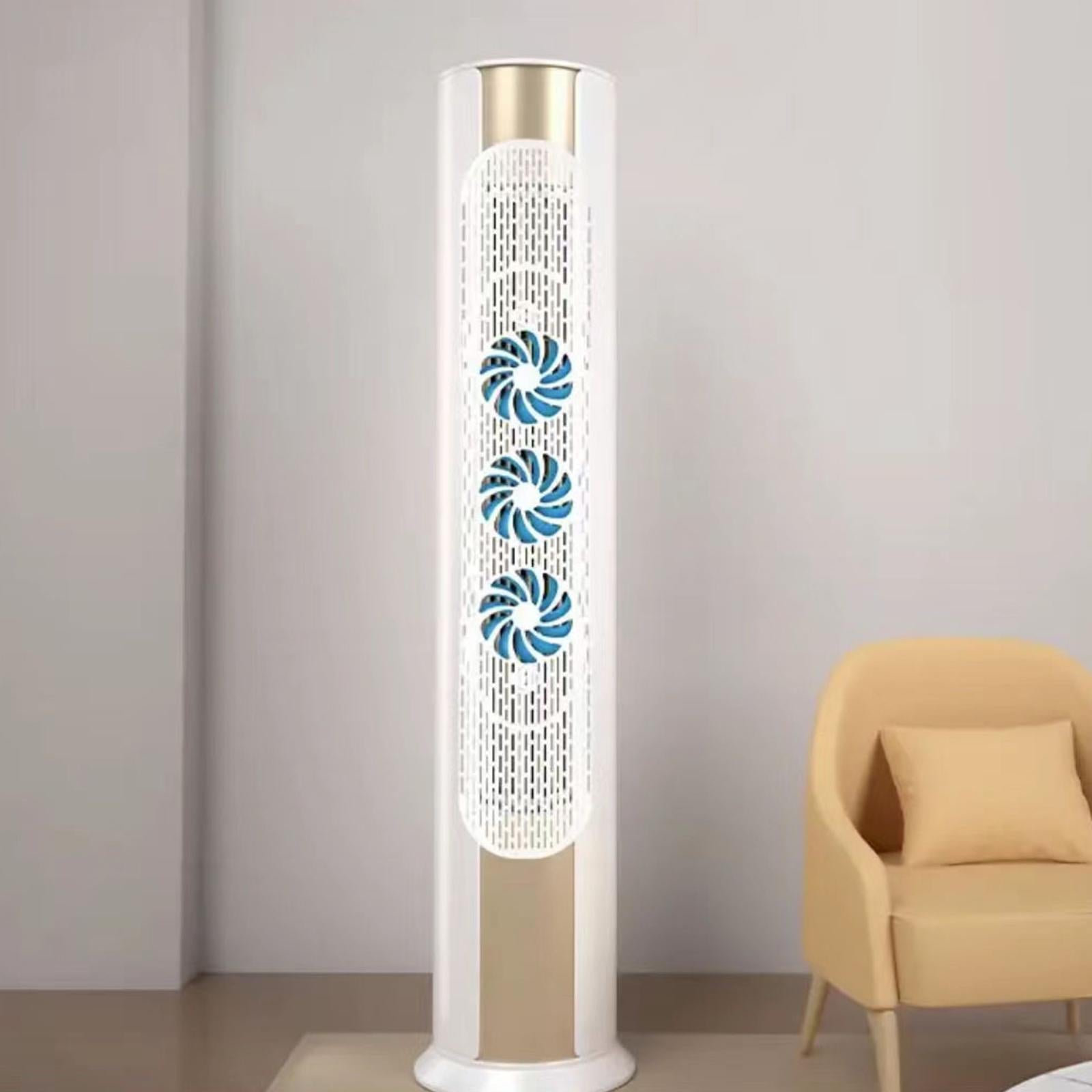 Retractable Air Conditioner Air Deflector Air Diverter Cover Blue Fan White