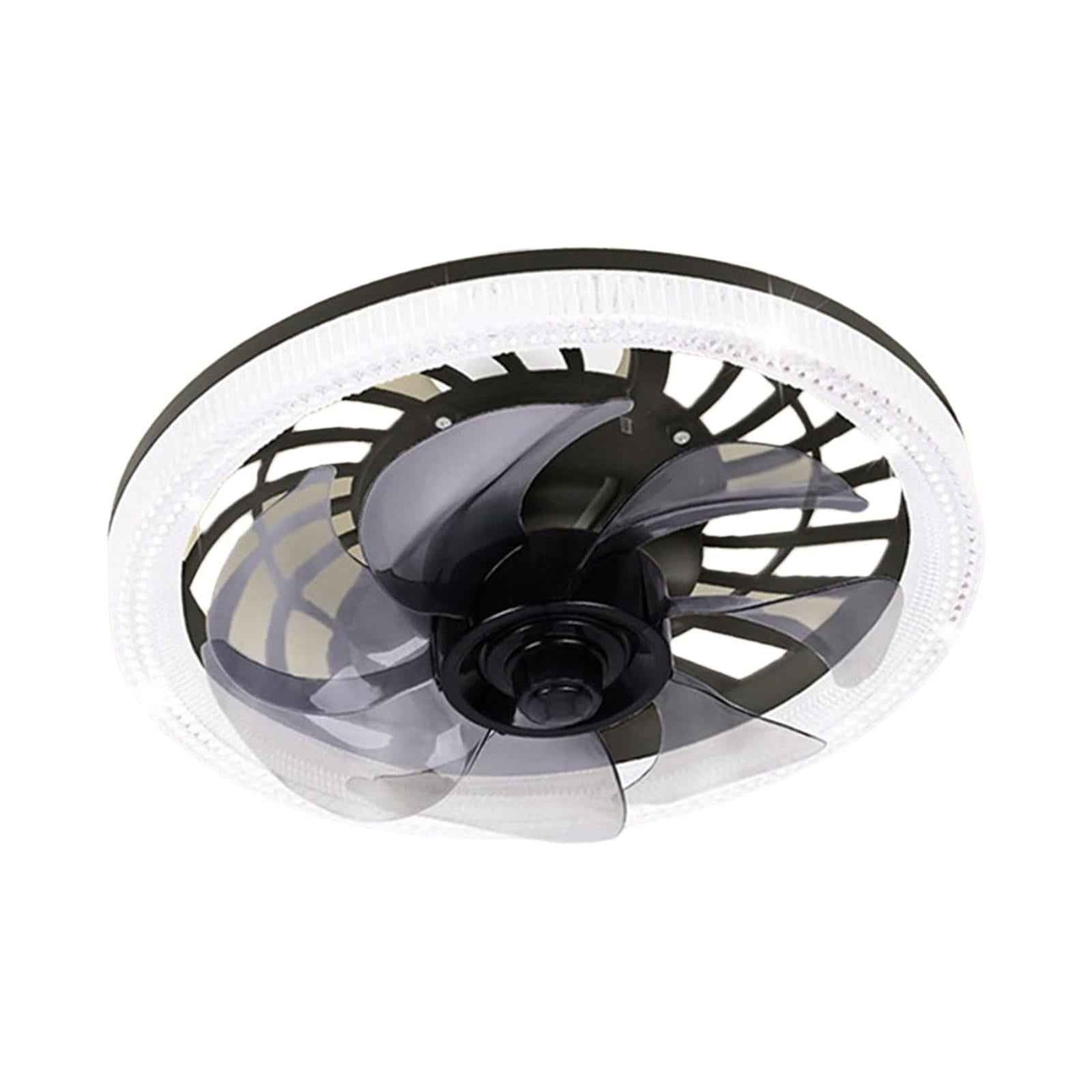 Ceiling Fan with Light Mute with Remote Fan Lamp for Office Home Dining Room Coffee