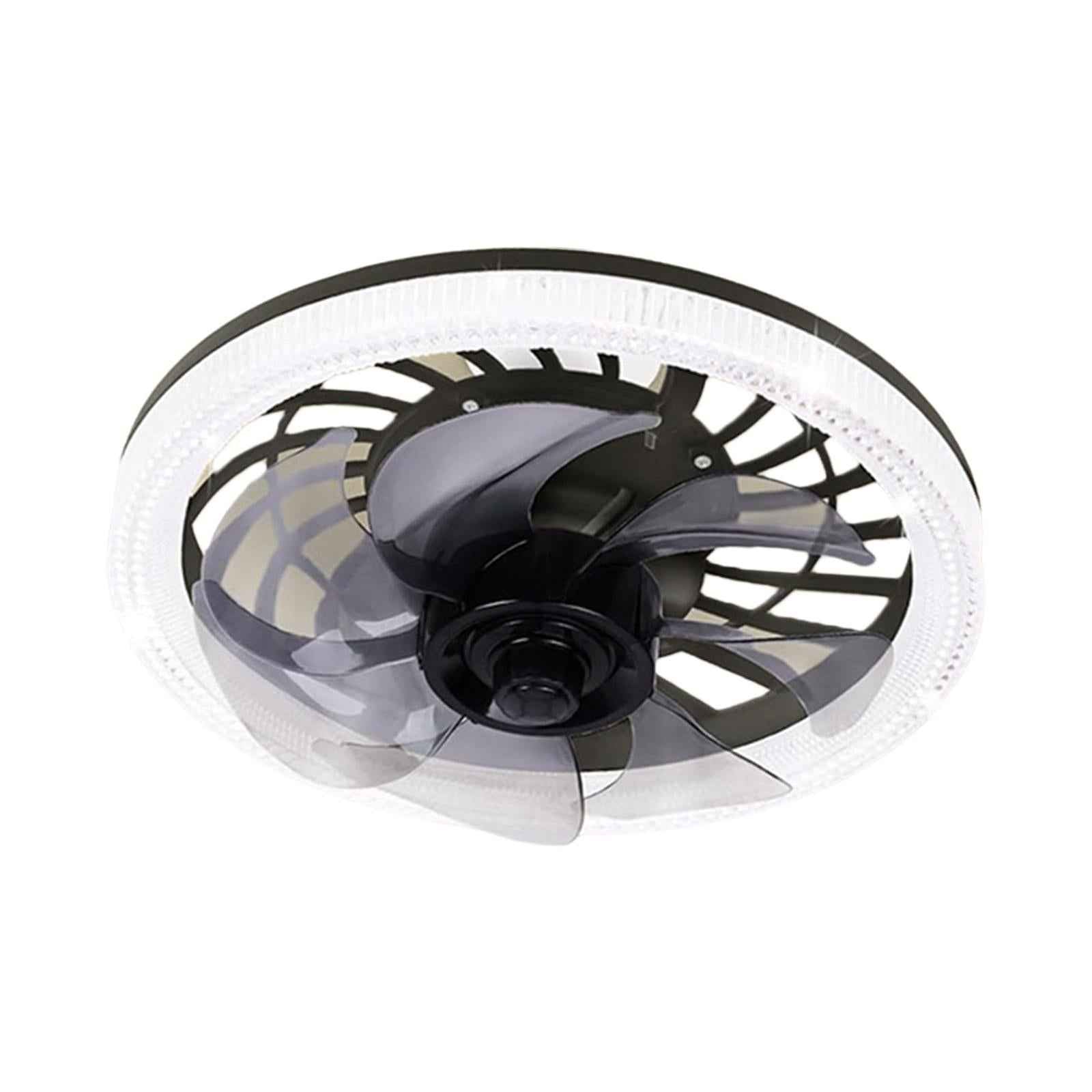 Ceiling Fan with Light Mute with Remote Fan Lamp for Office Home Dining Room Coffee