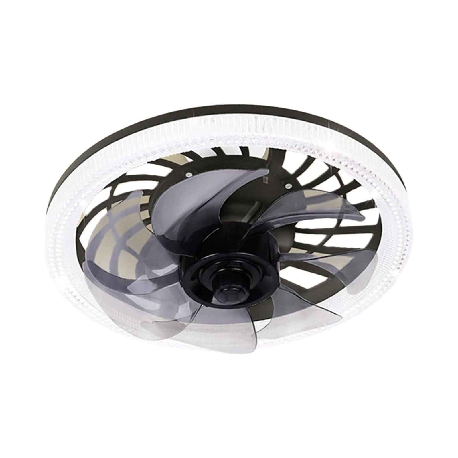 Ceiling Fan with Light Mute with Remote Fan Lamp for Office Home Dining Room Coffee