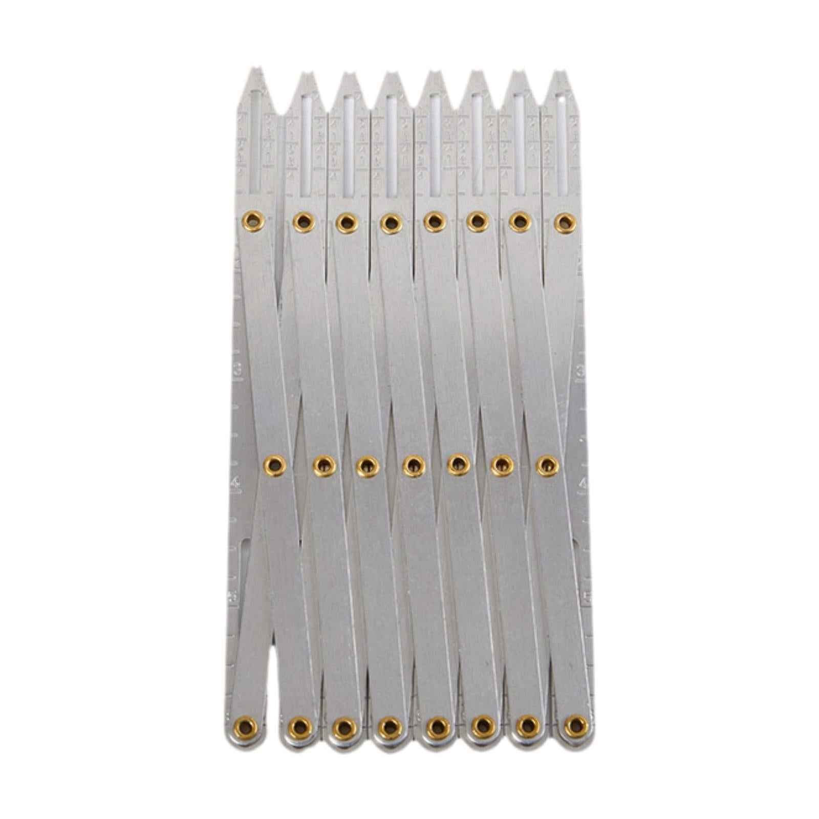 Expanding Sewing Gauge Button Guide for Window Curtain Pleats Button Marking