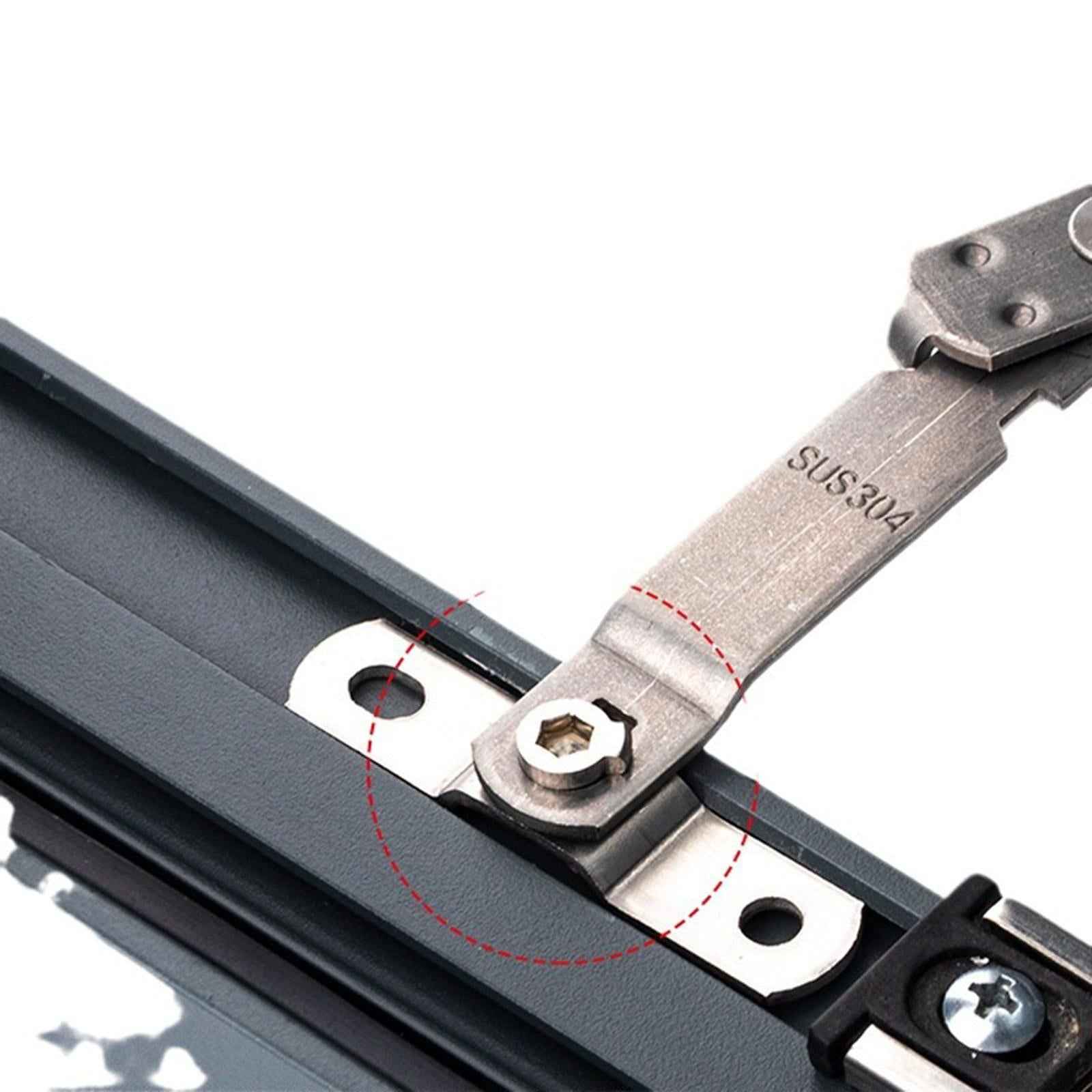 Window Sash Lock Window Restrictor Patio Security Living Room Window Stopper 15.6cmx13mm
