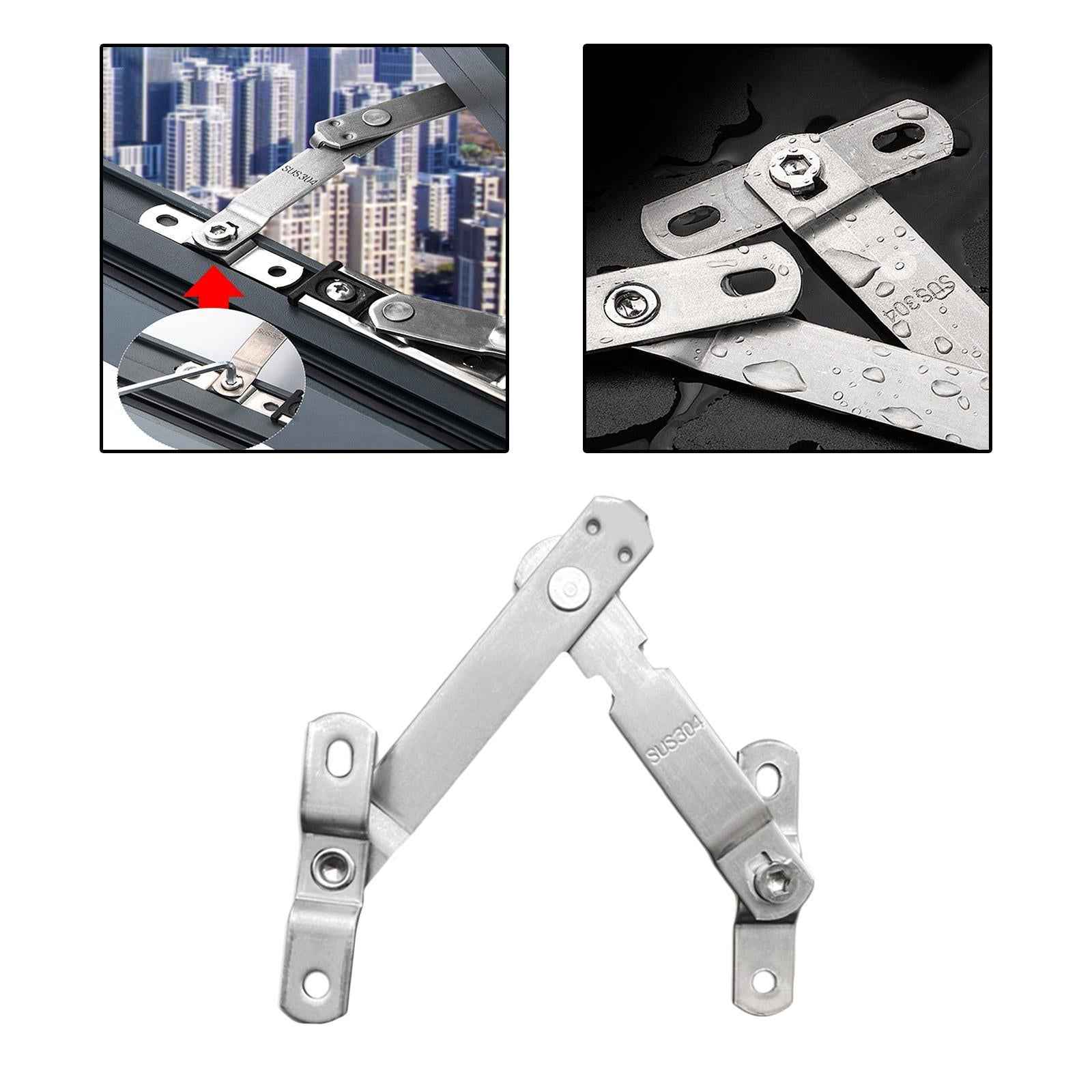 Window Sash Lock Window Restrictor Patio Security Living Room Window Stopper 15.6cmx13mm