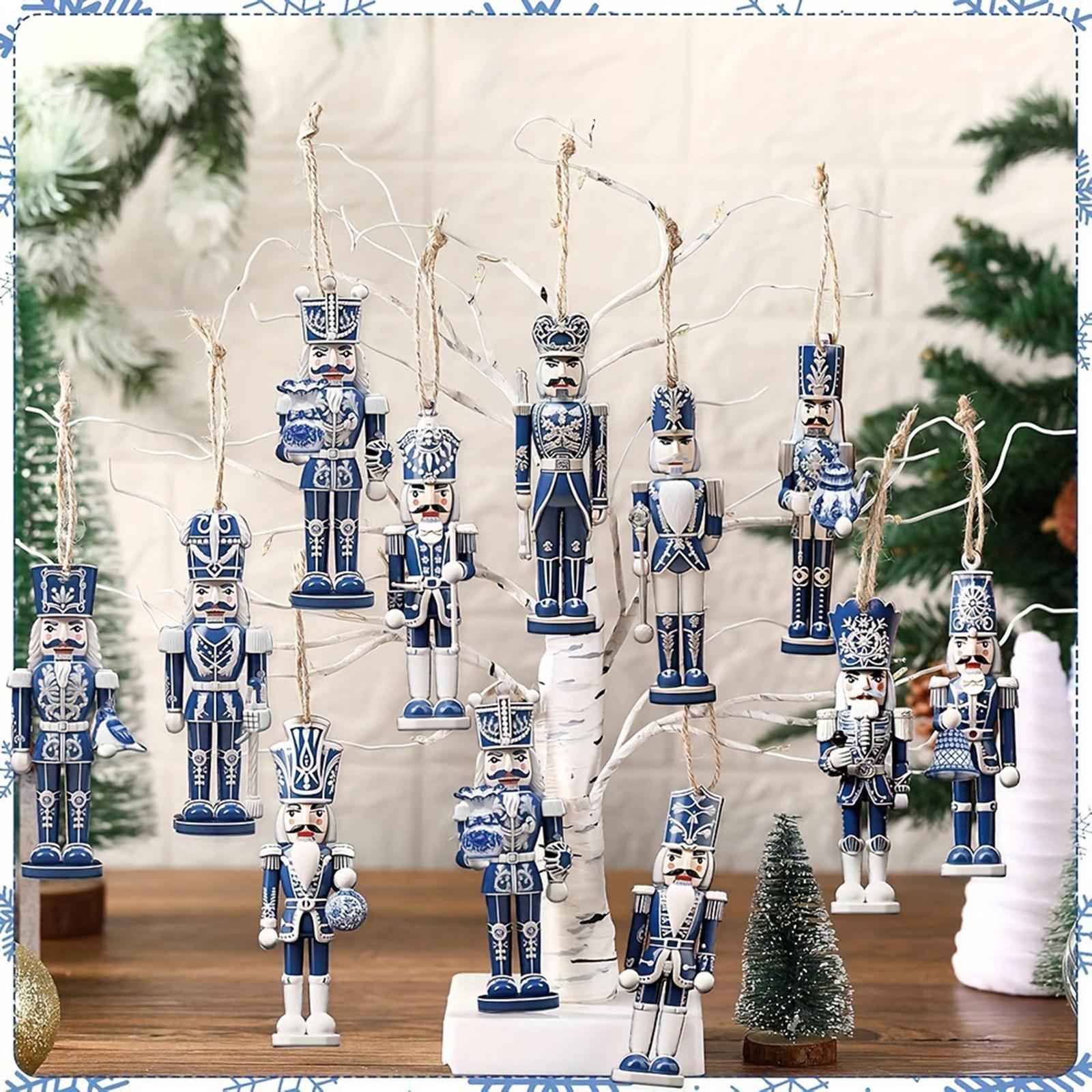 24x Christmas Nutcracker Ornaments Decor Sturdy for Living Room