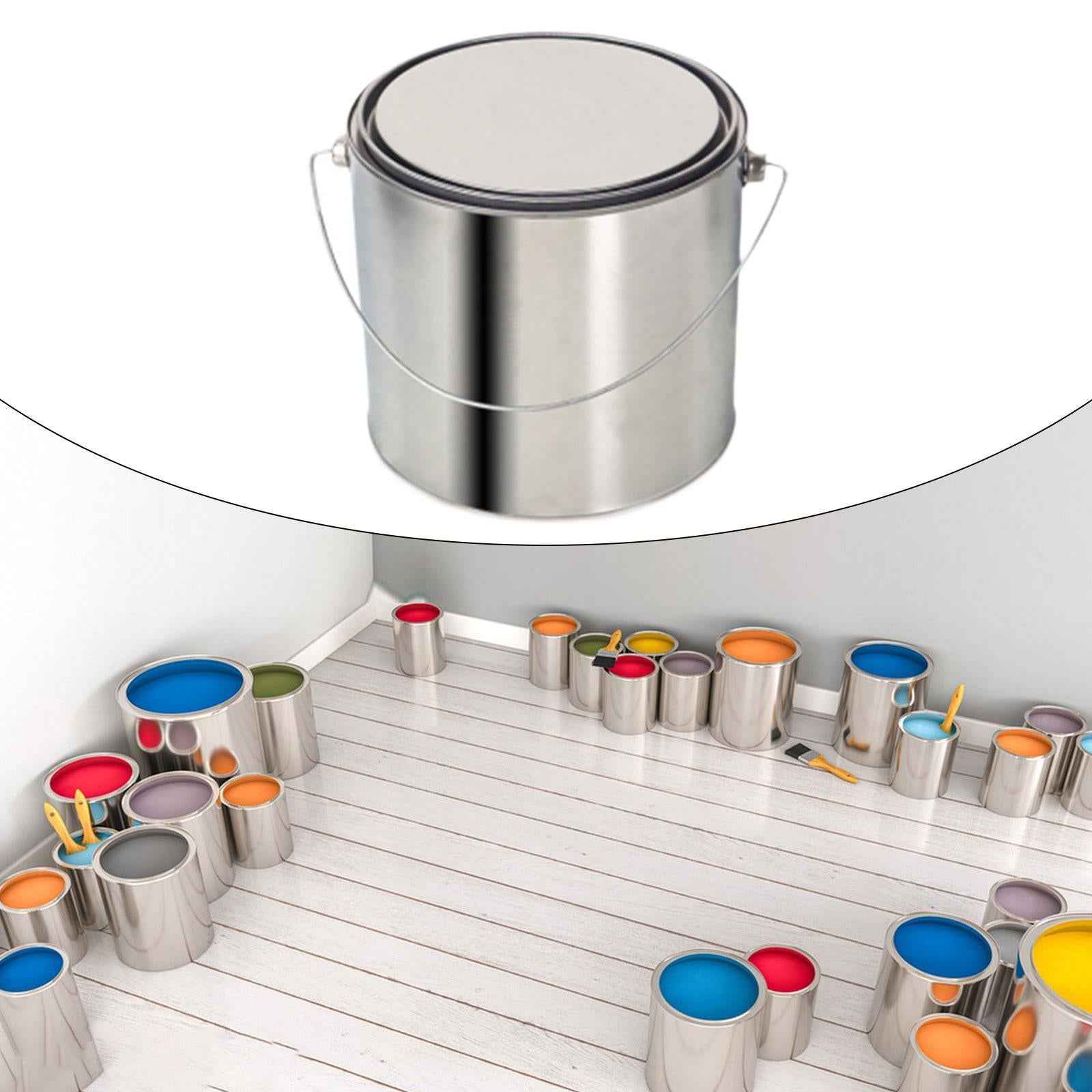 Empty Paint Can Multipurpose Paint Storage Container for Adhesives DIY Craft 5 L