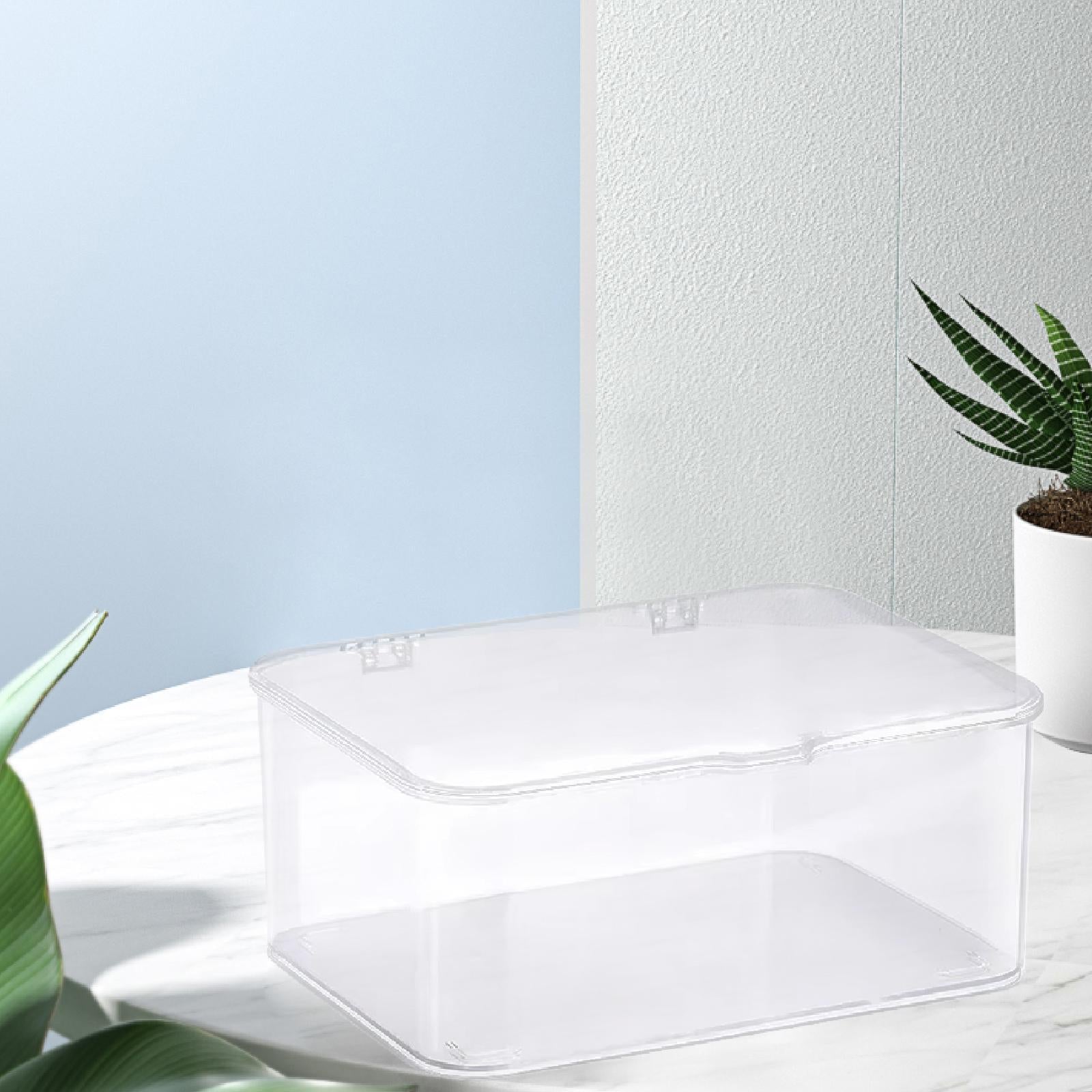 Desk Organizer Organization Stationery Storage Box for Bedroom Vanity Office Clear
