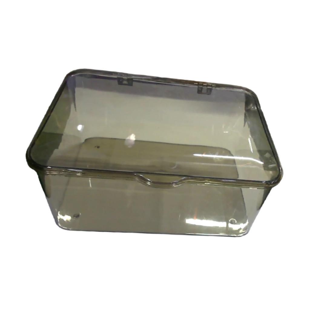 Desk Organizer Organization Stationery Storage Box for Bedroom Vanity Office Transparent Gray