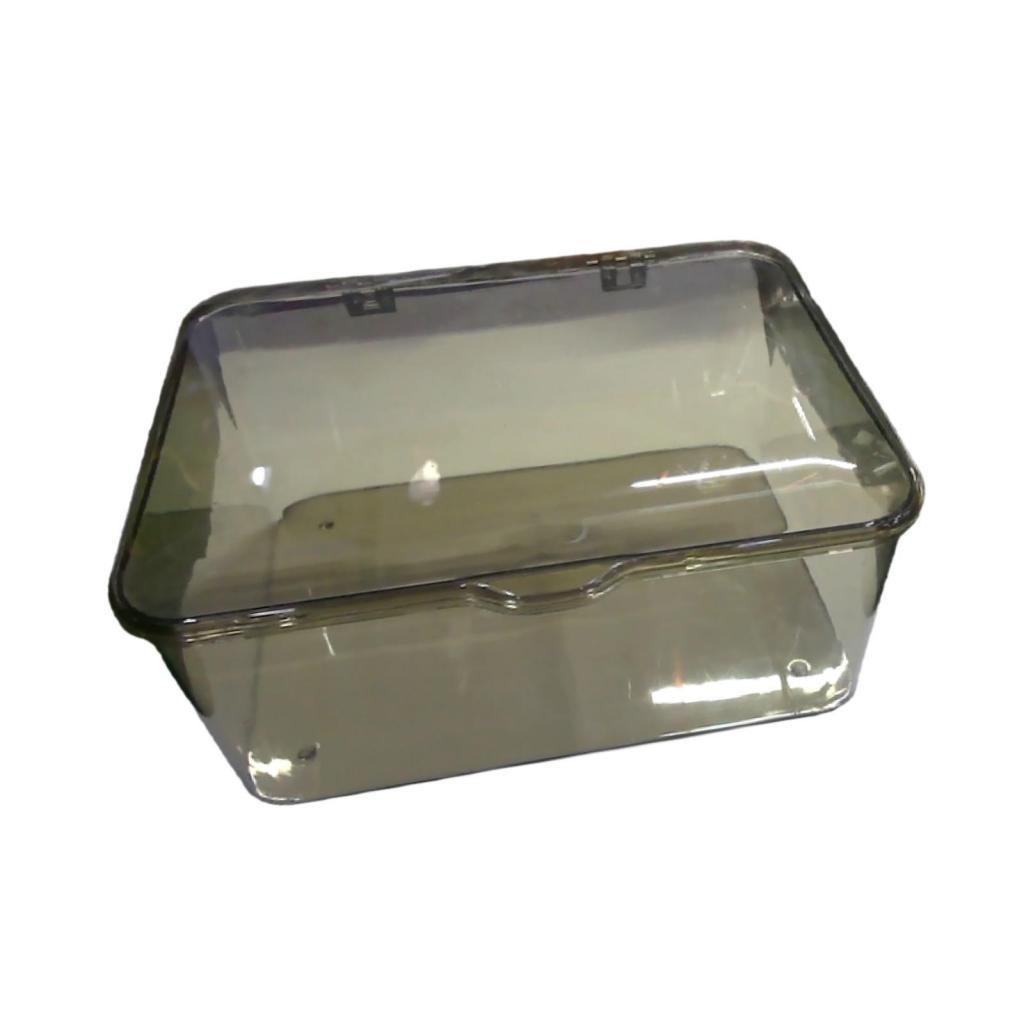 Desk Organizer Organization Stationery Storage Box for Bedroom Vanity Office Transparent Gray