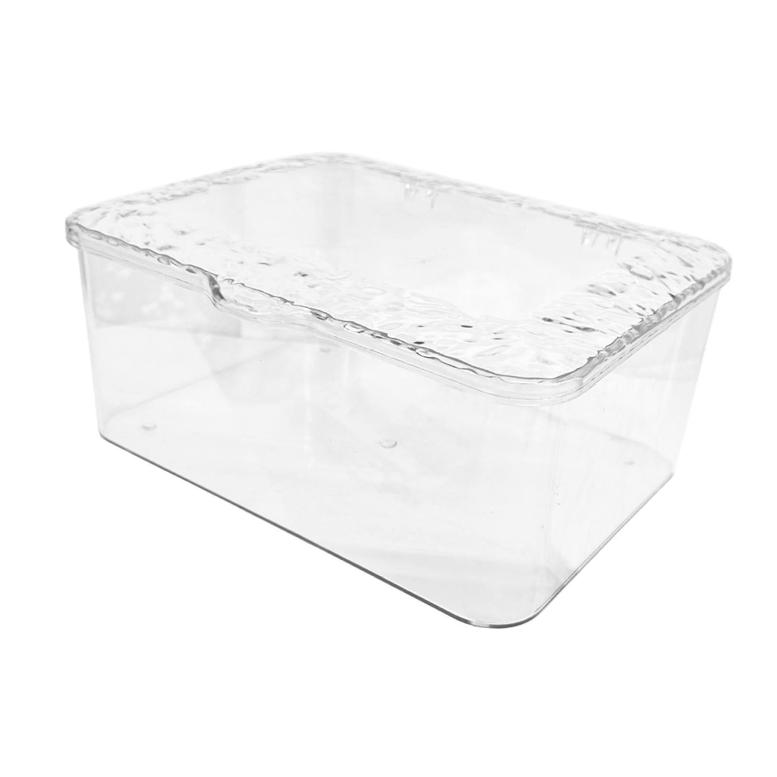 Desk Organizer Organization Stationery Storage Box for Bedroom Vanity Office Upgraded Clear