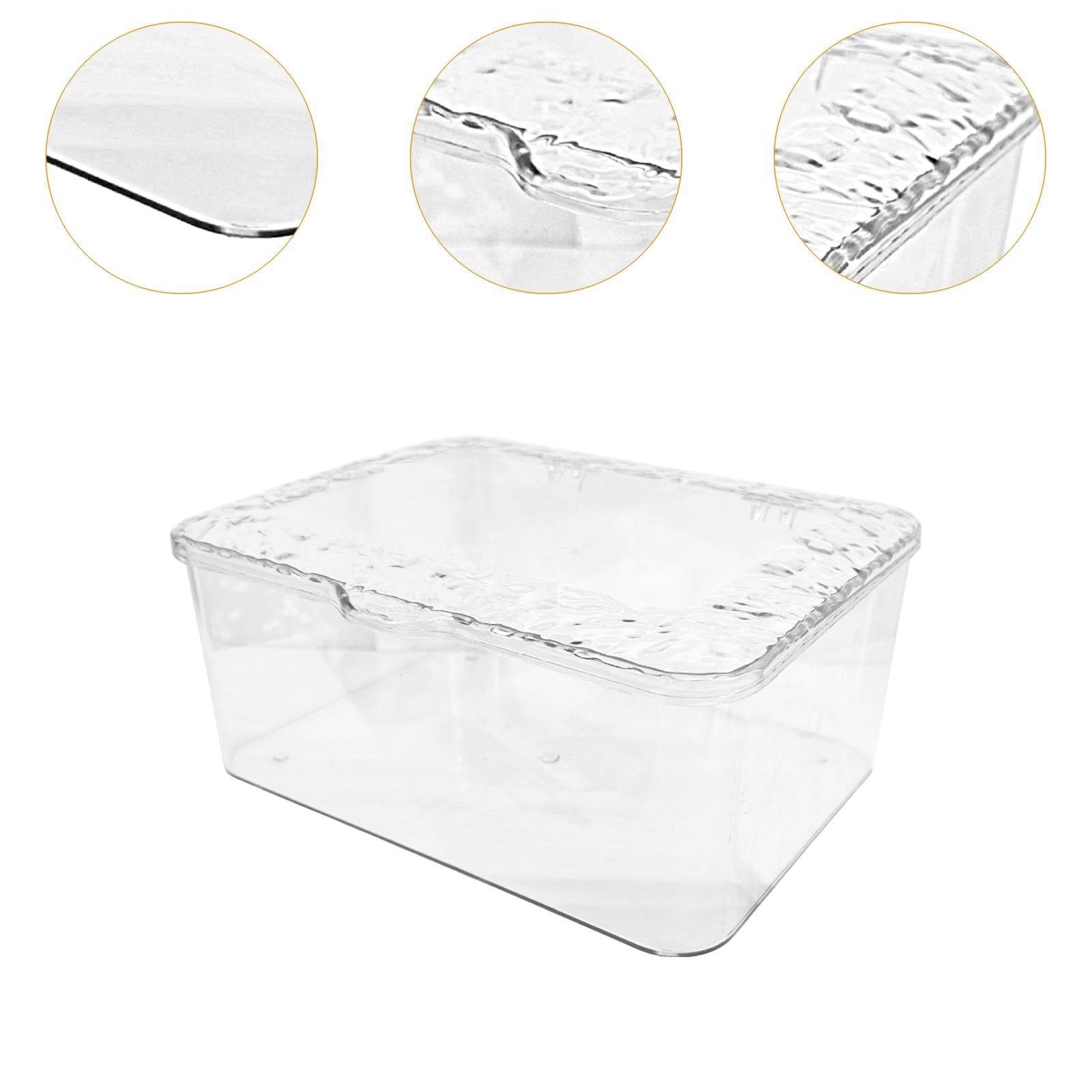 Desk Organizer Organization Stationery Storage Box for Bedroom Vanity Office Upgraded Clear