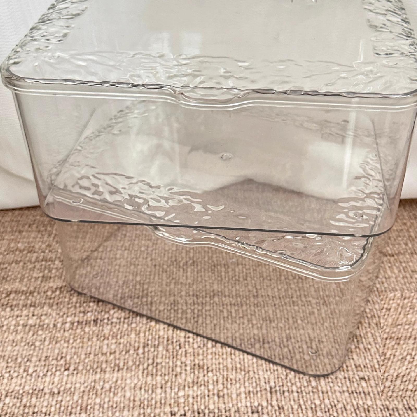 Desk Organizer Organization Stationery Storage Box for Bedroom Vanity Office Upgraded Clear