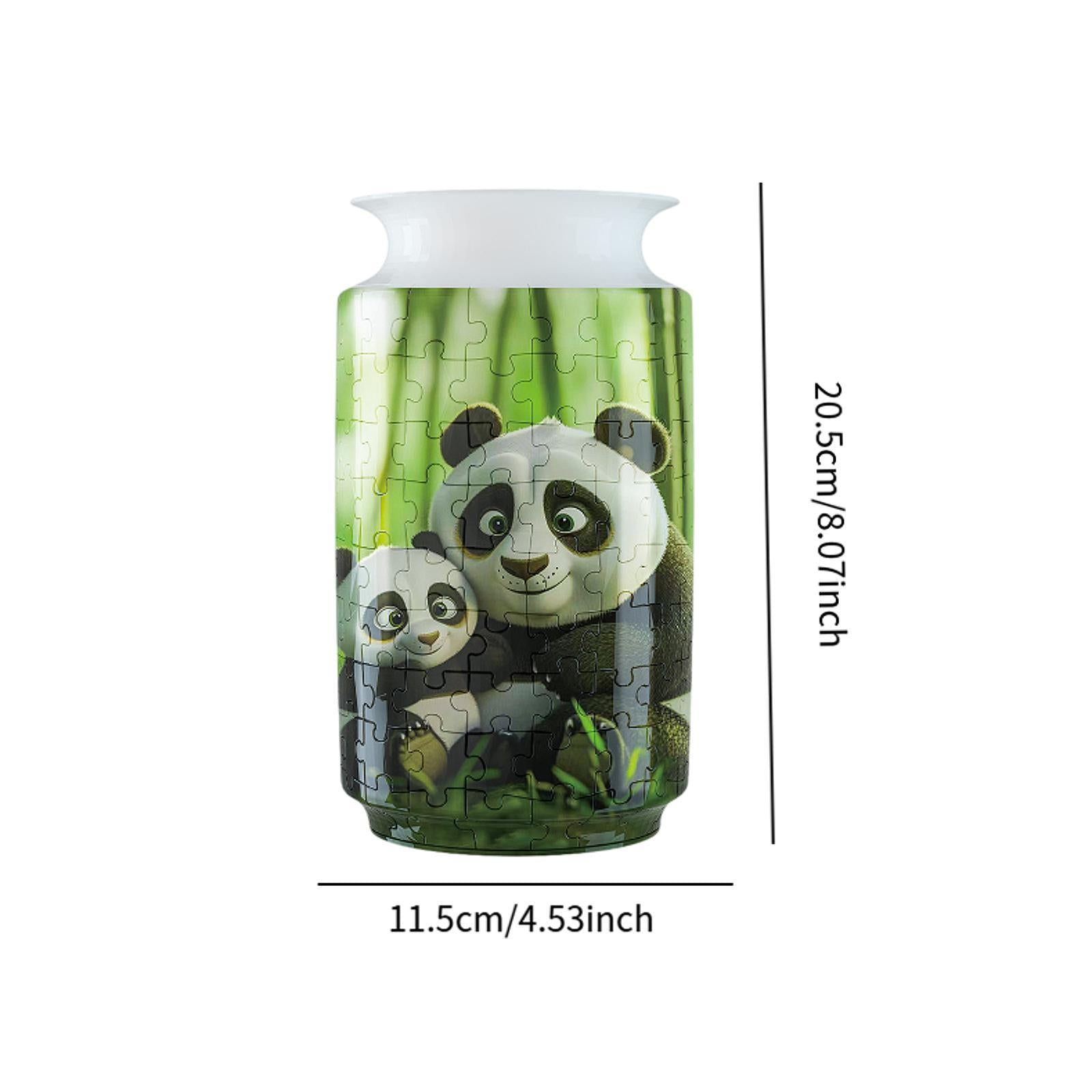 3D Puzzle Flower Vase Desktop Centerpiece Simple Party Decorative Flower Pot
