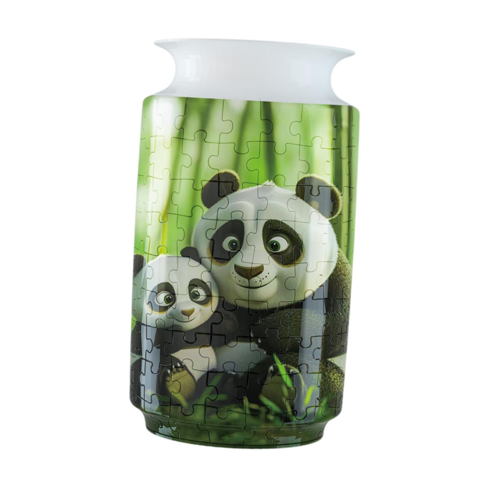 3D Puzzle Flower Vase Desktop Centerpiece Simple Party Decorative Flower Pot