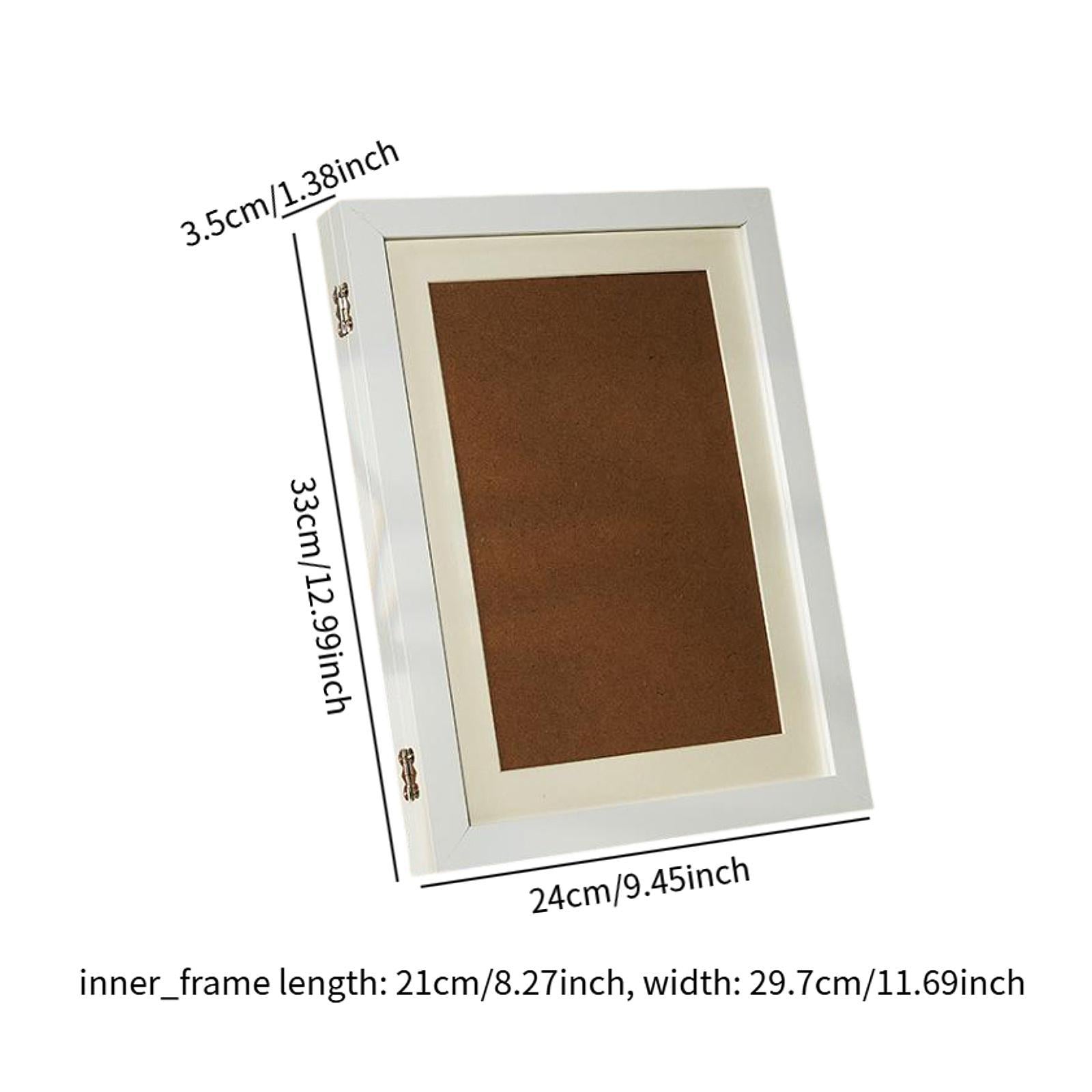 Front Open Picture Frame Artwork Holder Drawing Kids Art Frame Front Opening