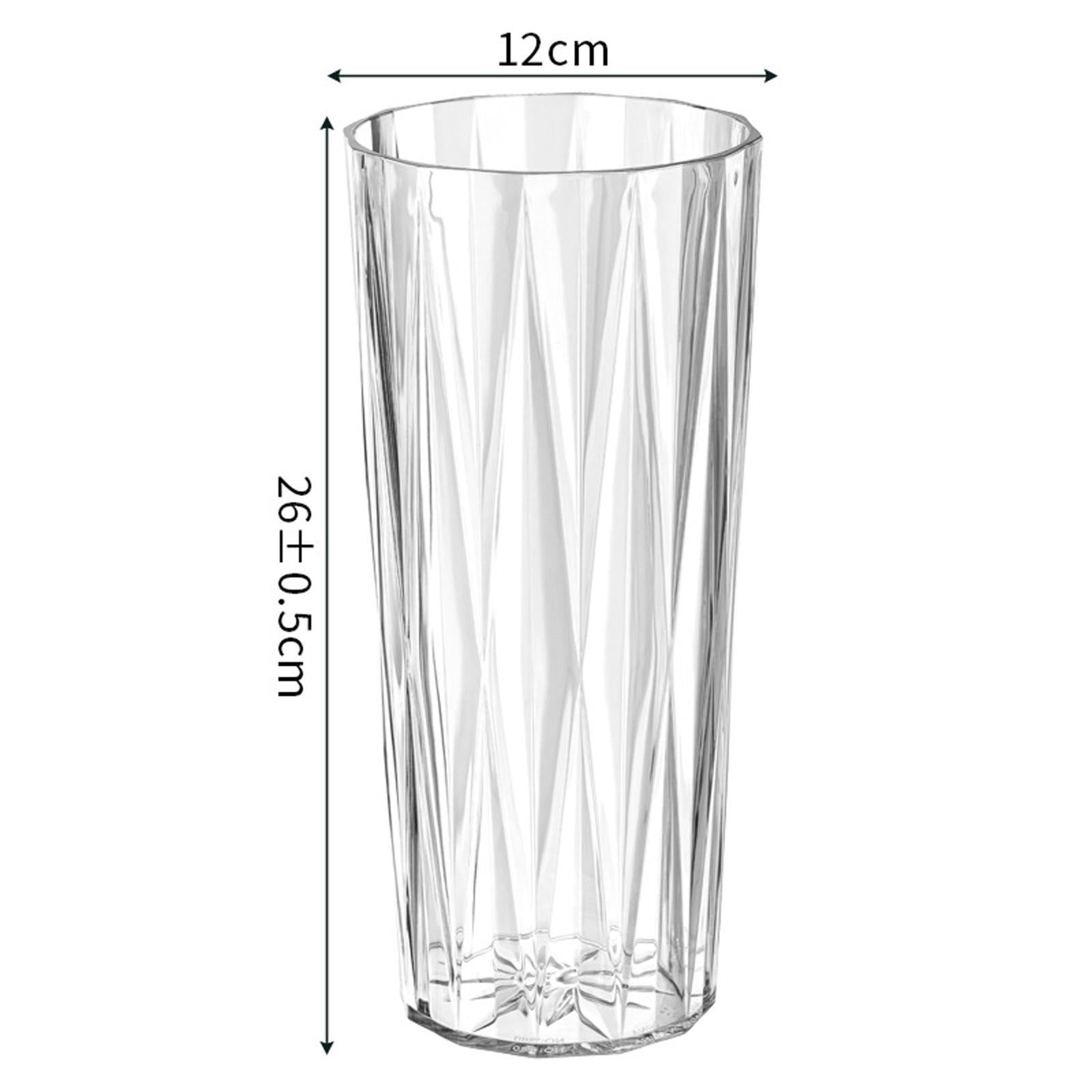 Decorative Vase Elegant Photo Prop Flower Pot for Office Living Room Kitchen Style C