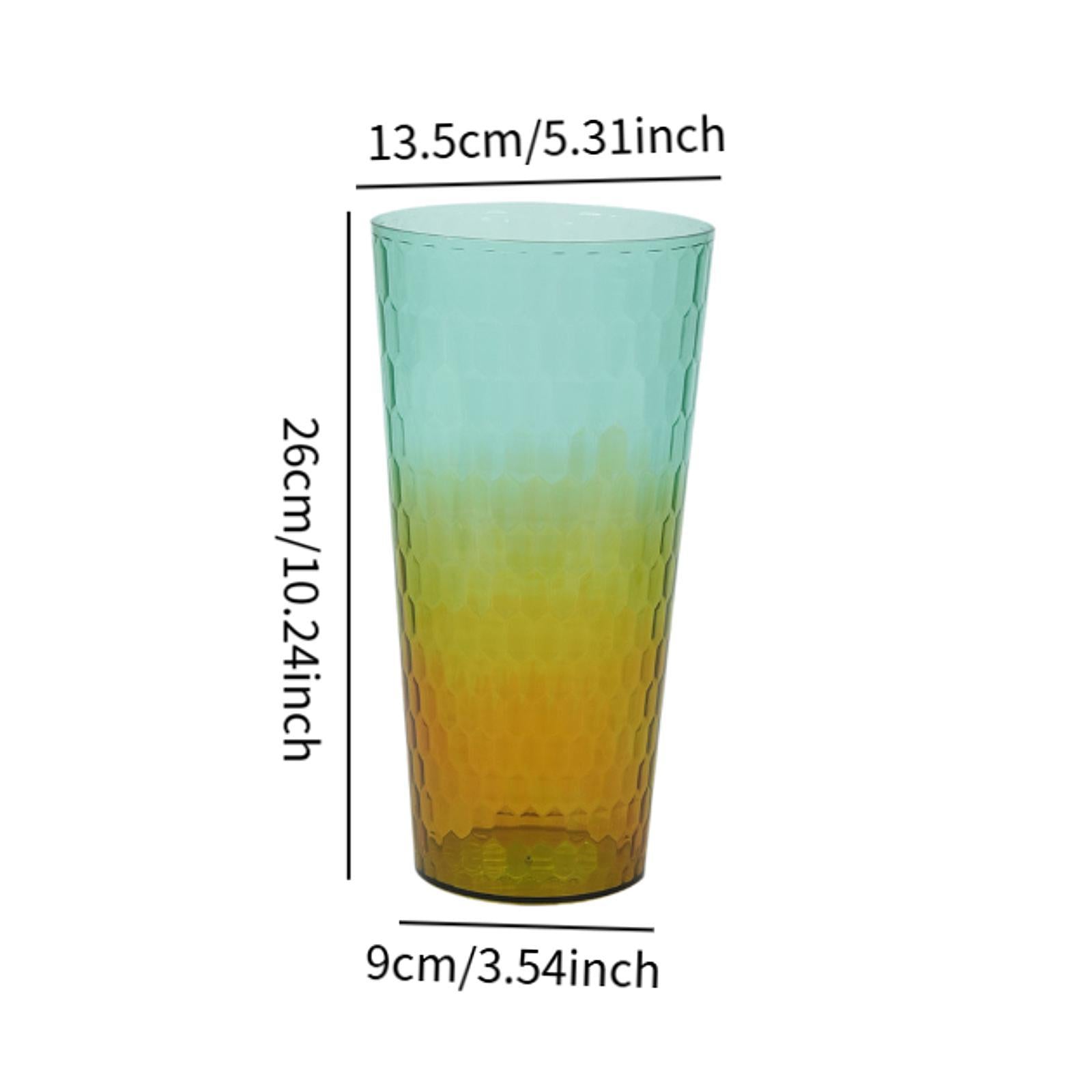 Flower Vase Dry Flowers Desk Floral Arrangement for Mantel Fireplace Wedding Orange Green