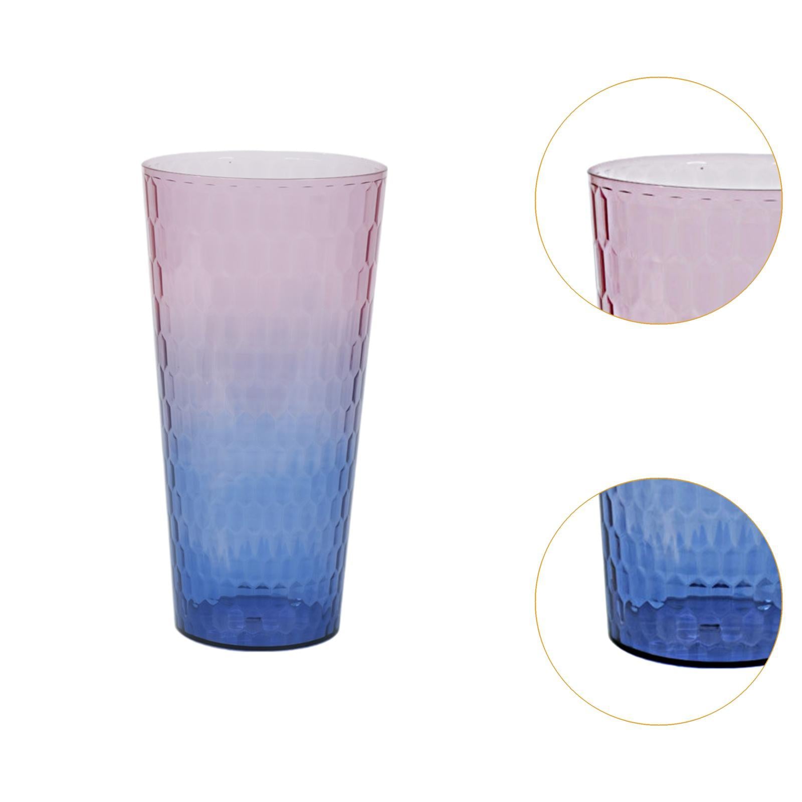 Flower Vase Dry Flowers Desk Floral Arrangement for Mantel Fireplace Wedding Blue Pink