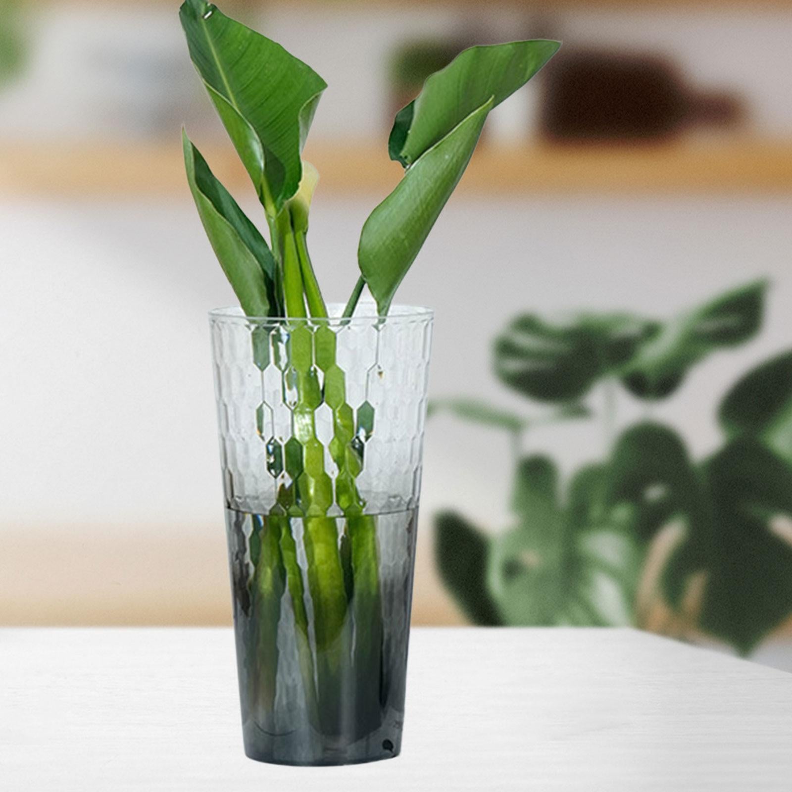 Flower Vase Dry Flowers Desk Floral Arrangement for Mantel Fireplace Wedding Black