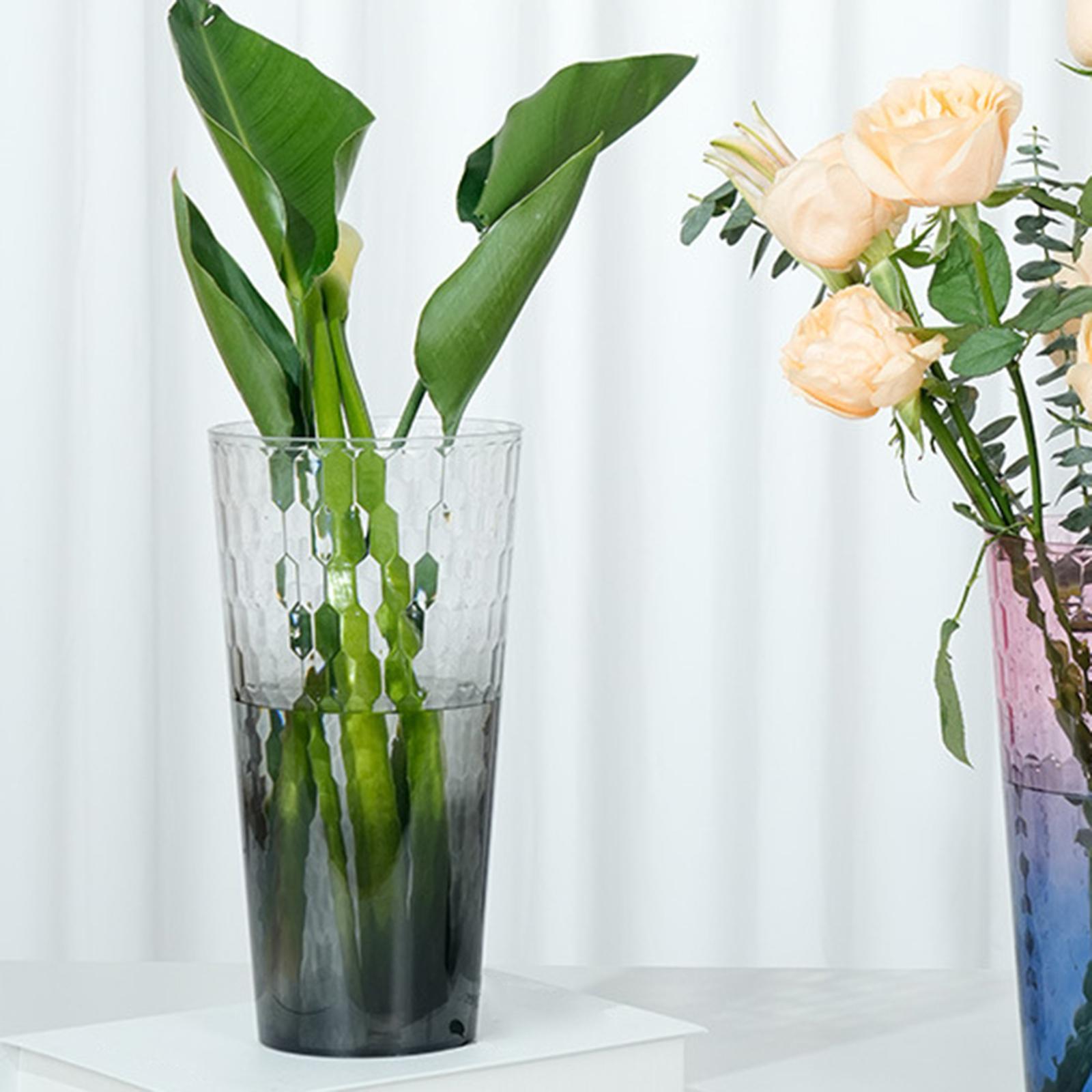 Flower Vase Dry Flowers Desk Floral Arrangement for Mantel Fireplace Wedding Black