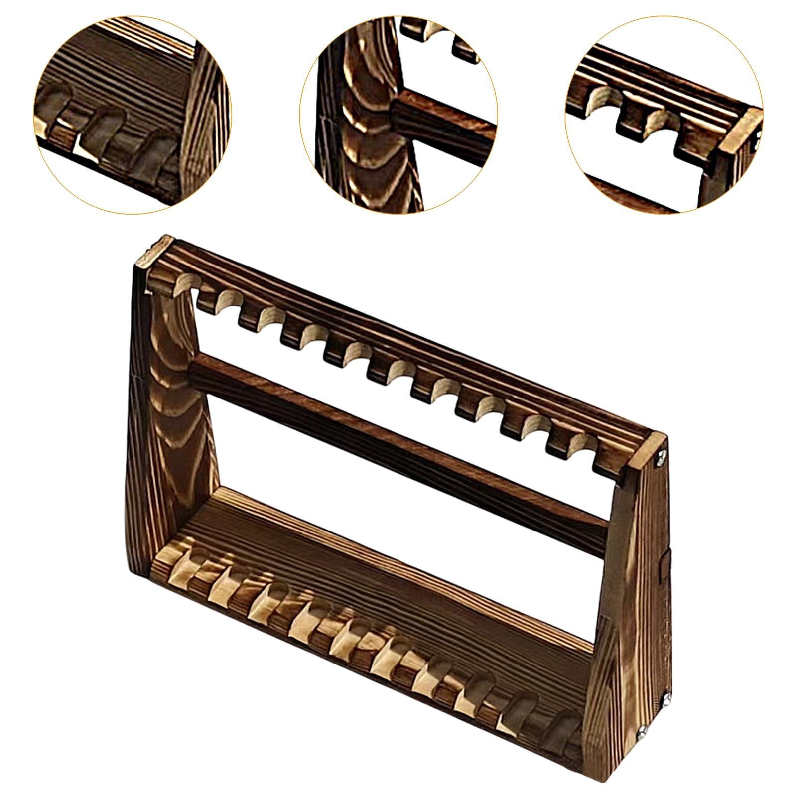 Knives Model Display Stand Accessory Tabletop Ornament Collectibles Organizer Brown