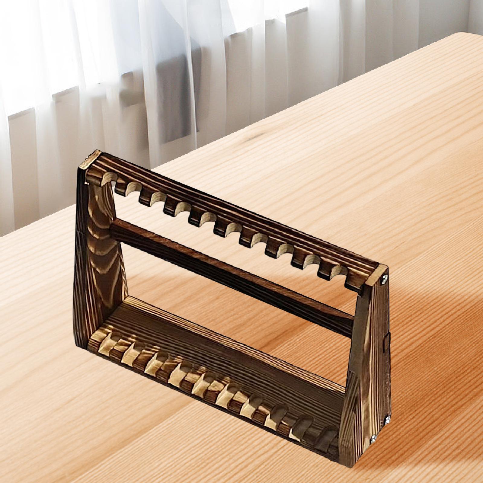 Knives Model Display Stand Accessory Tabletop Ornament Collectibles Organizer Brown