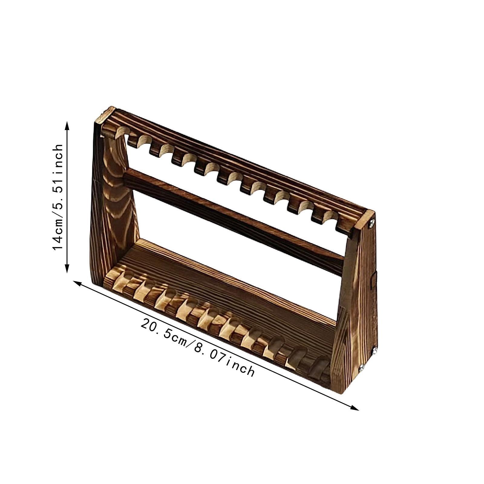 Knives Model Display Stand Accessory Tabletop Ornament Collectibles Organizer Brown