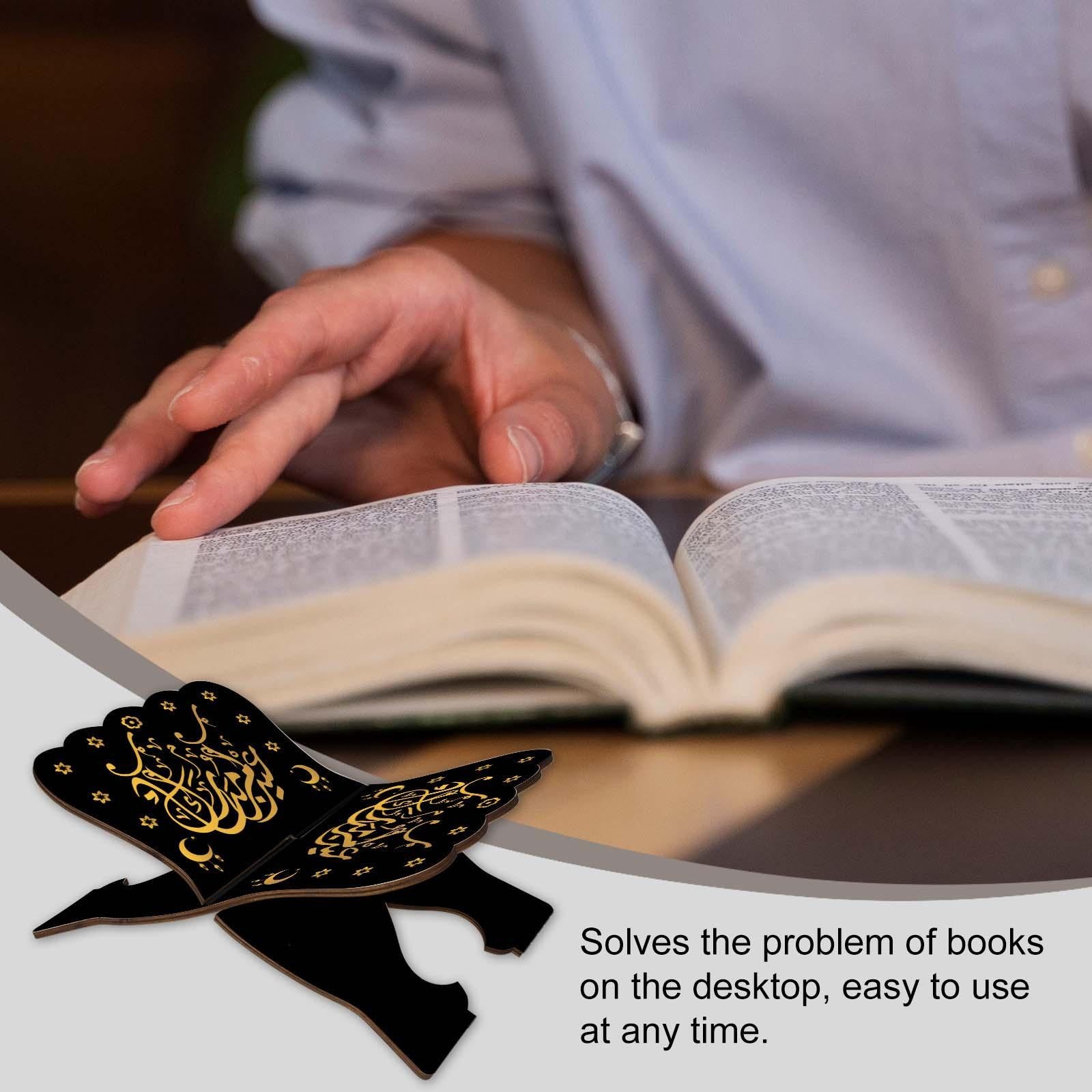 Book Stand Display Multifunctional Tabletop Rack for Office Tabletop Recipes
