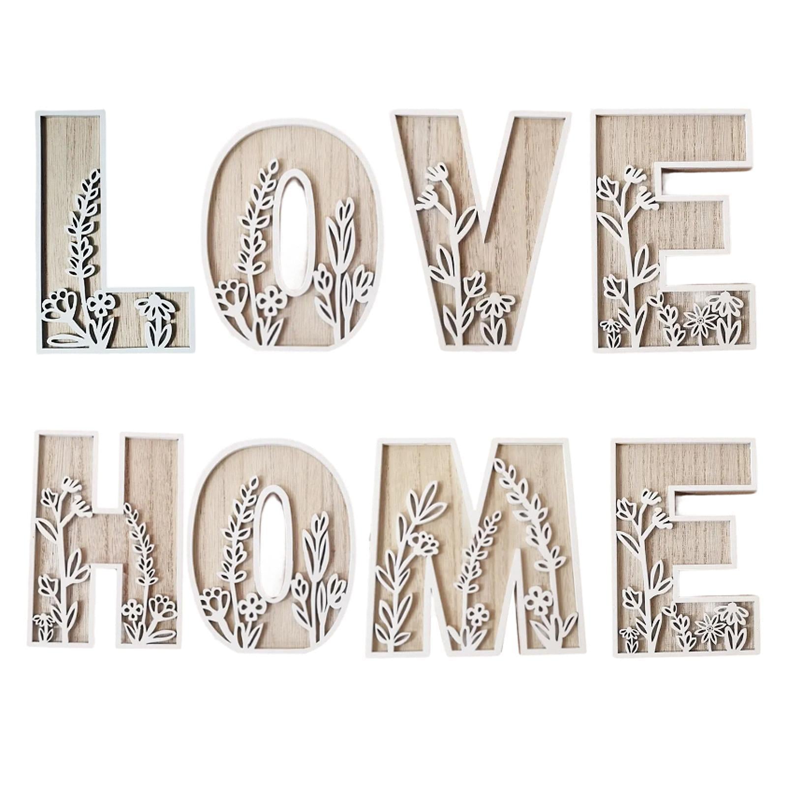 English Letters Statue Decorative Figurine for Bookshelf Party Supplies Dorm LOVE Ornament