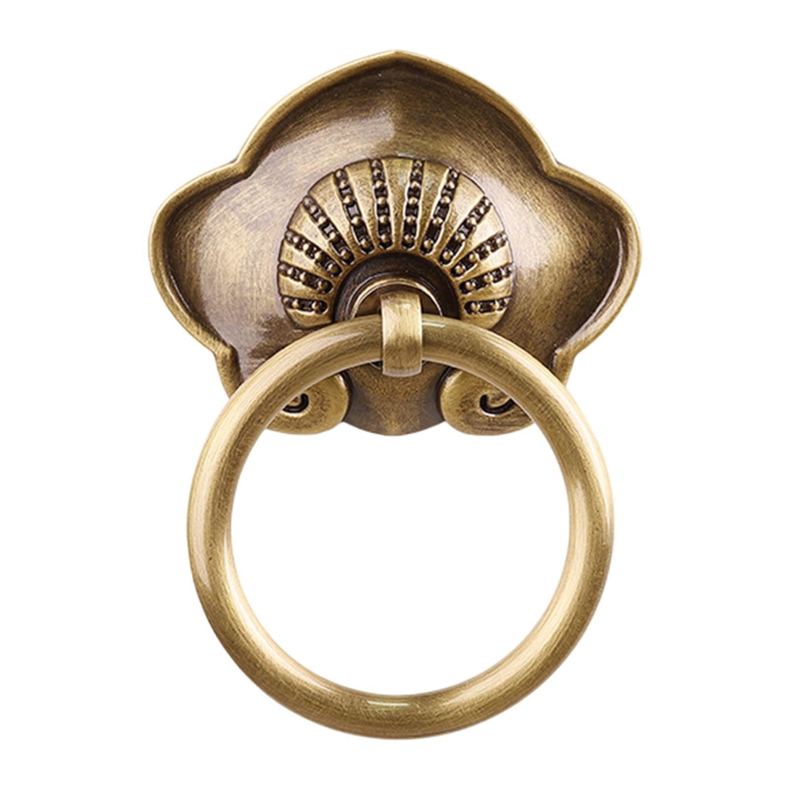 Gate Handle Replacement Brass Door Hardware for Wooden House Fence Farmhouse Bronze