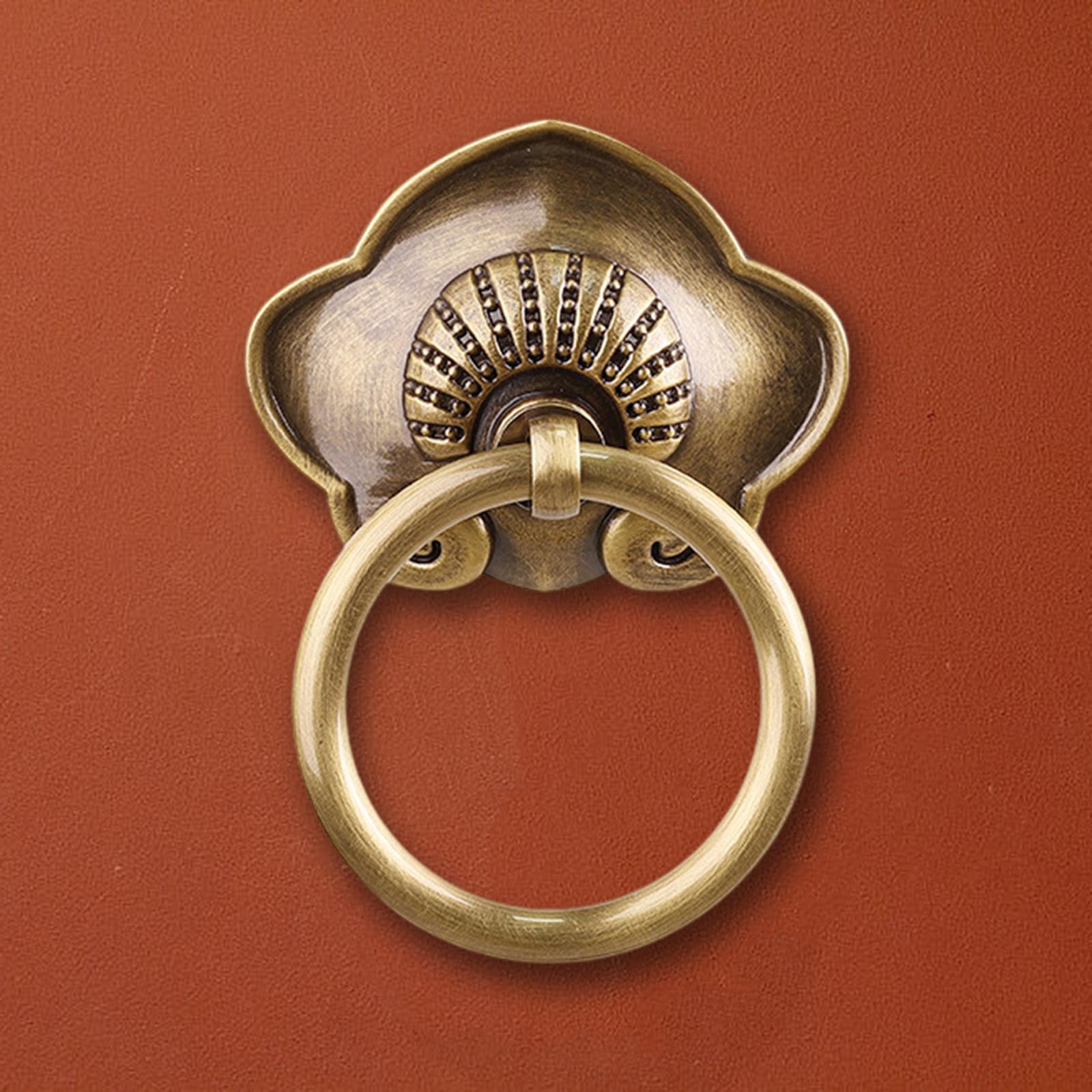 Gate Handle Replacement Brass Door Hardware for Wooden House Fence Farmhouse Bronze