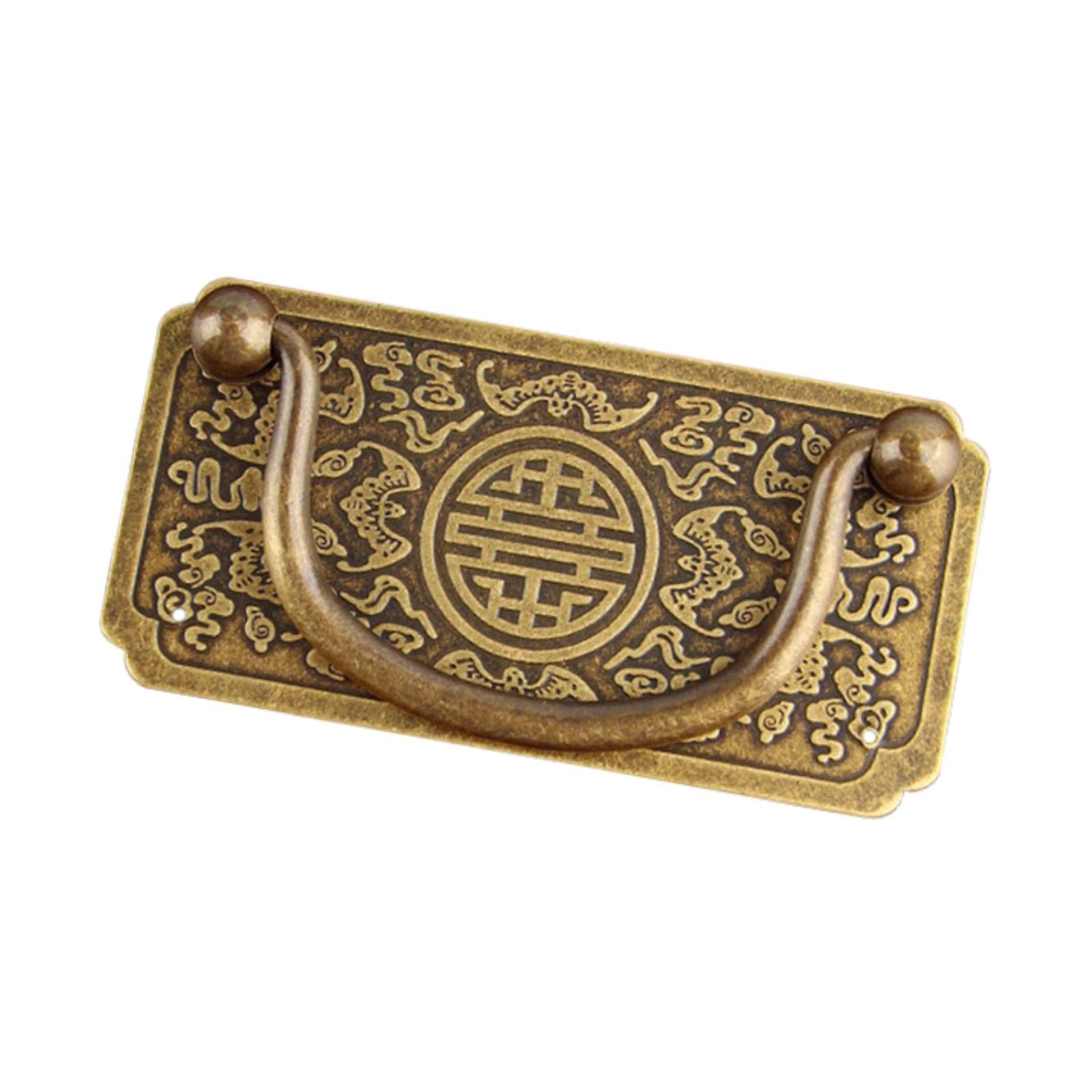 Cabinet Pull Handle Brass Sturdy Drawer Handle for Living Room Bathroom Home Bronze