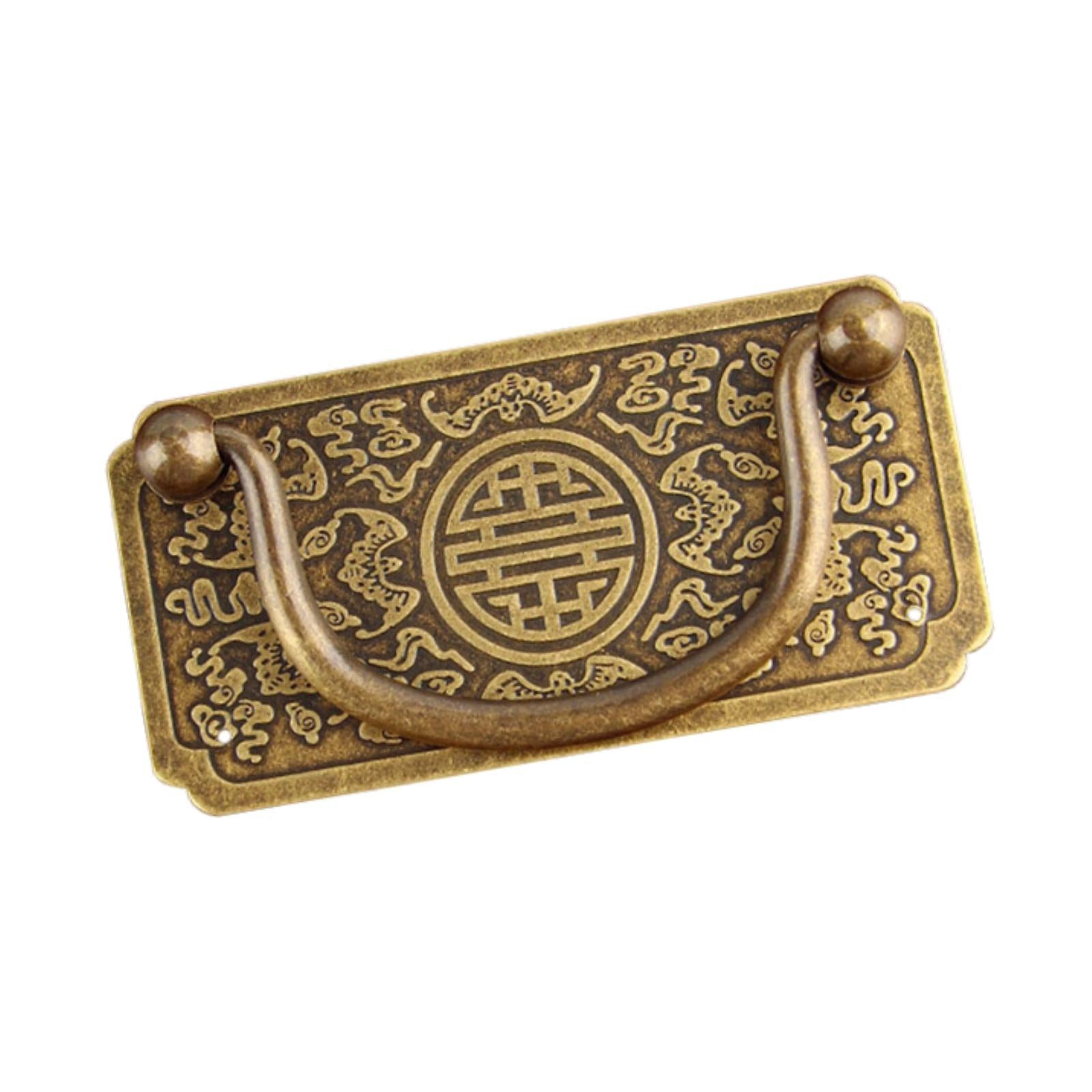 Cabinet Pull Handle Brass Sturdy Drawer Handle for Living Room Bathroom Home Bronze