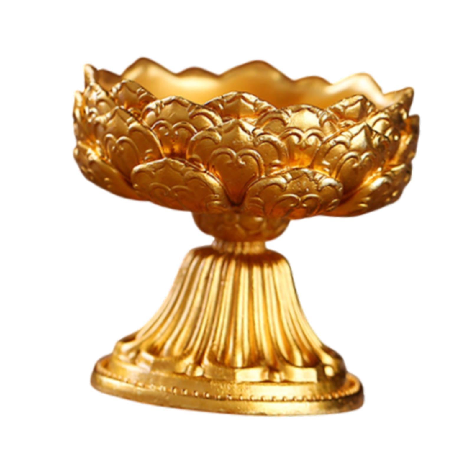 Ghee Lamp Stand Meditation Butter Lamp Holder for Dinner Dining Room Temples