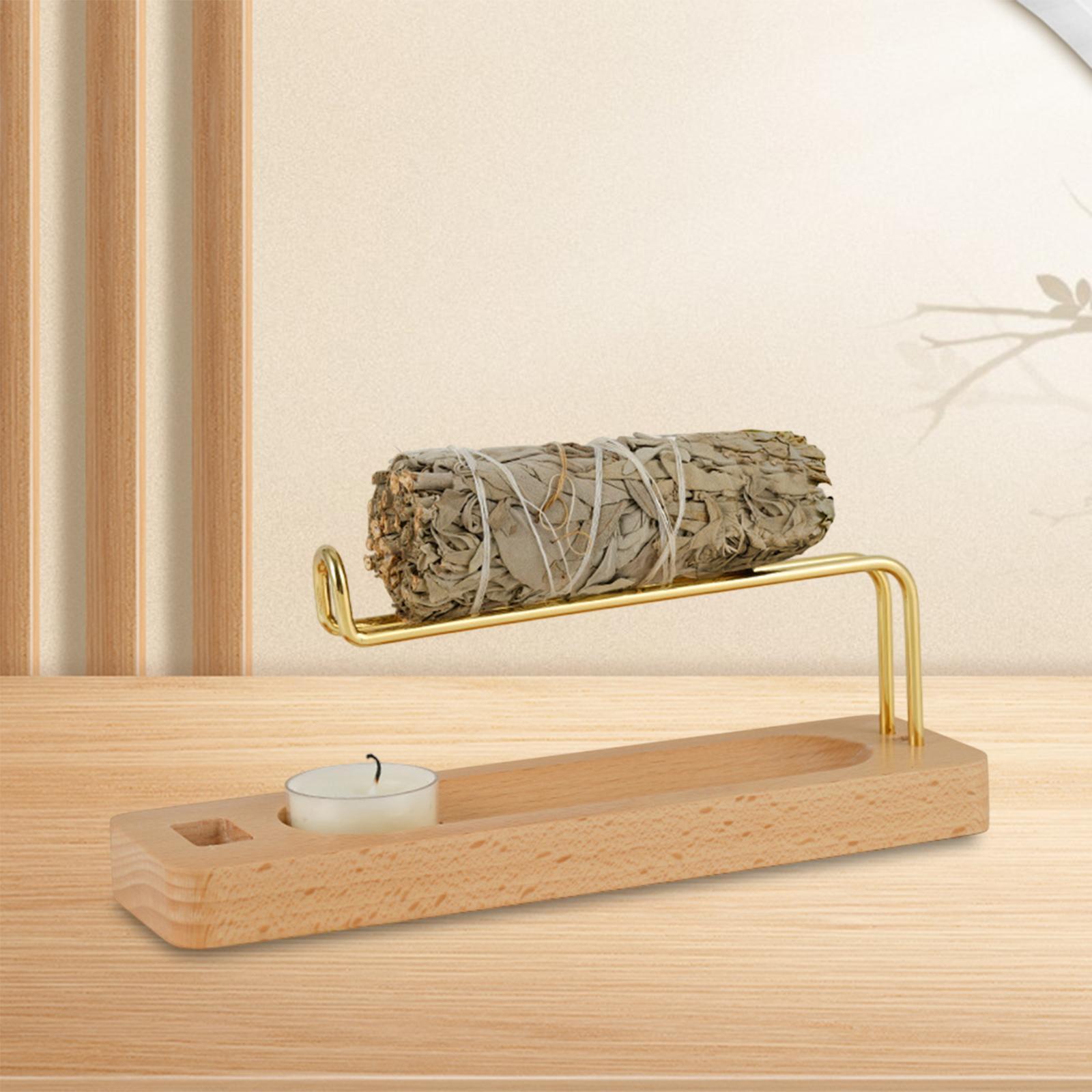 Palo Santo Holder Desktop 3 in 1 Furnishings Table Centerpiece Multifunction
