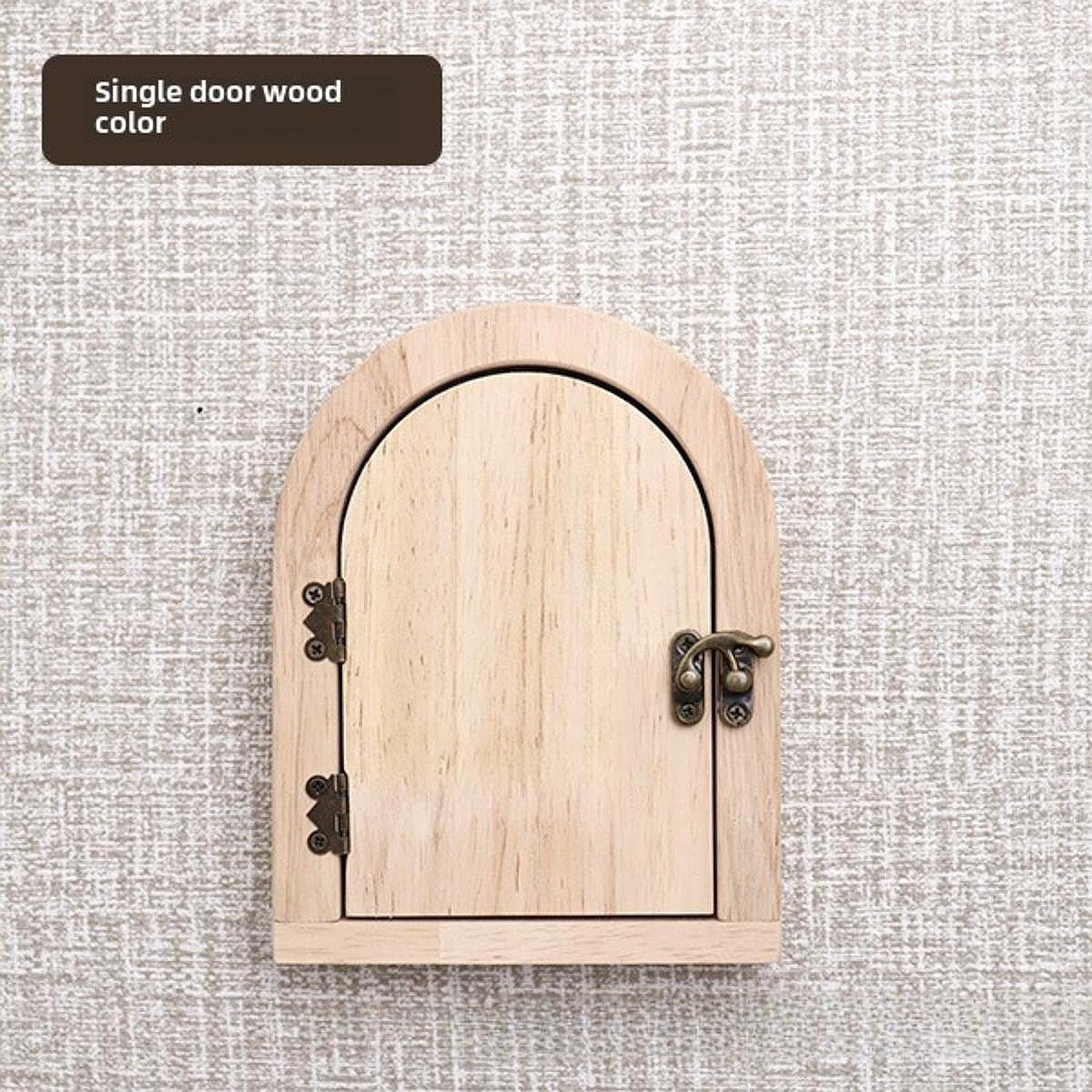 Outlet Cover Wood Elegant Socket Protection Box for Kitchen Workshop Bedroom 12x15.7cm Beige