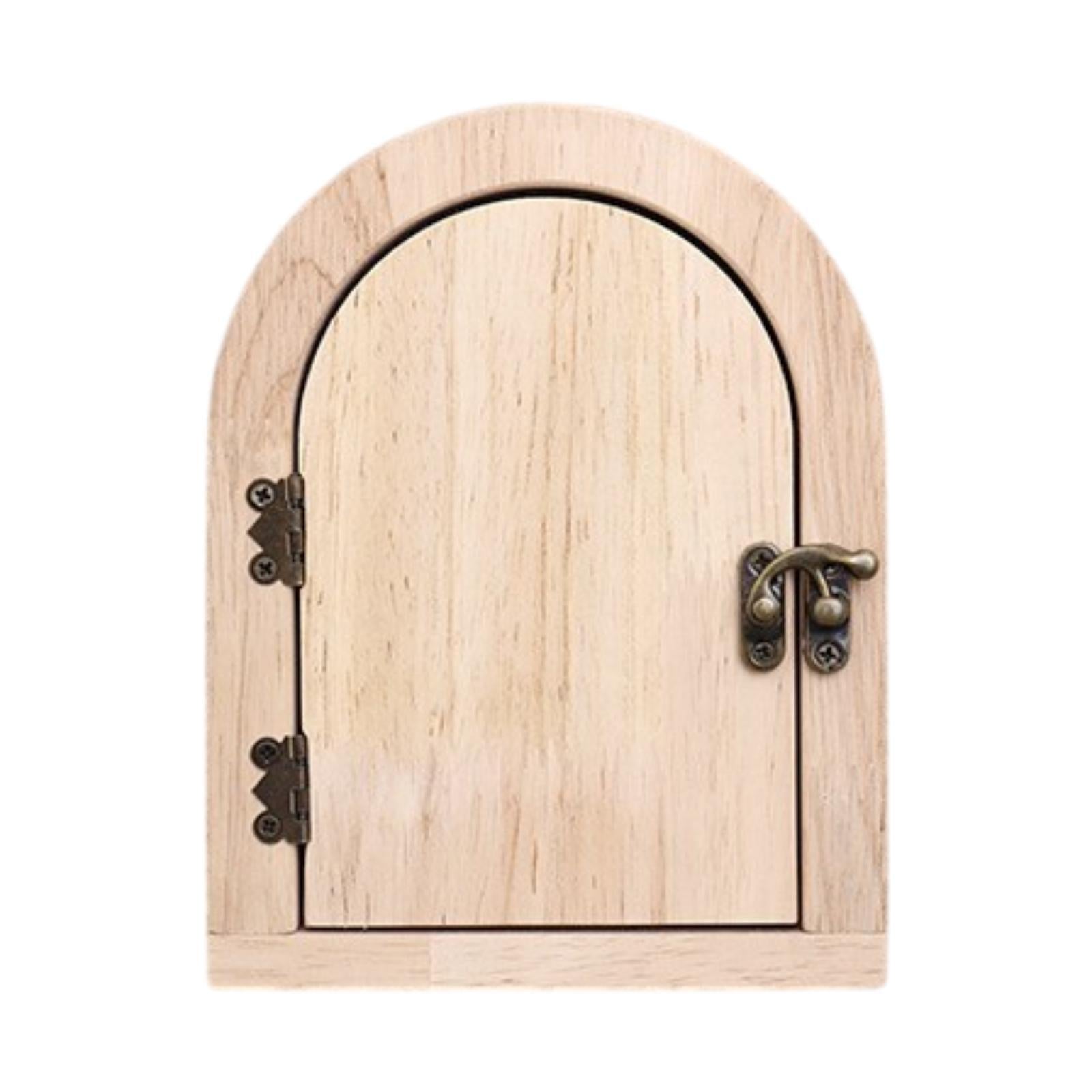 Outlet Cover Wood Elegant Socket Protection Box for Kitchen Workshop Bedroom 12x15.7cm Beige