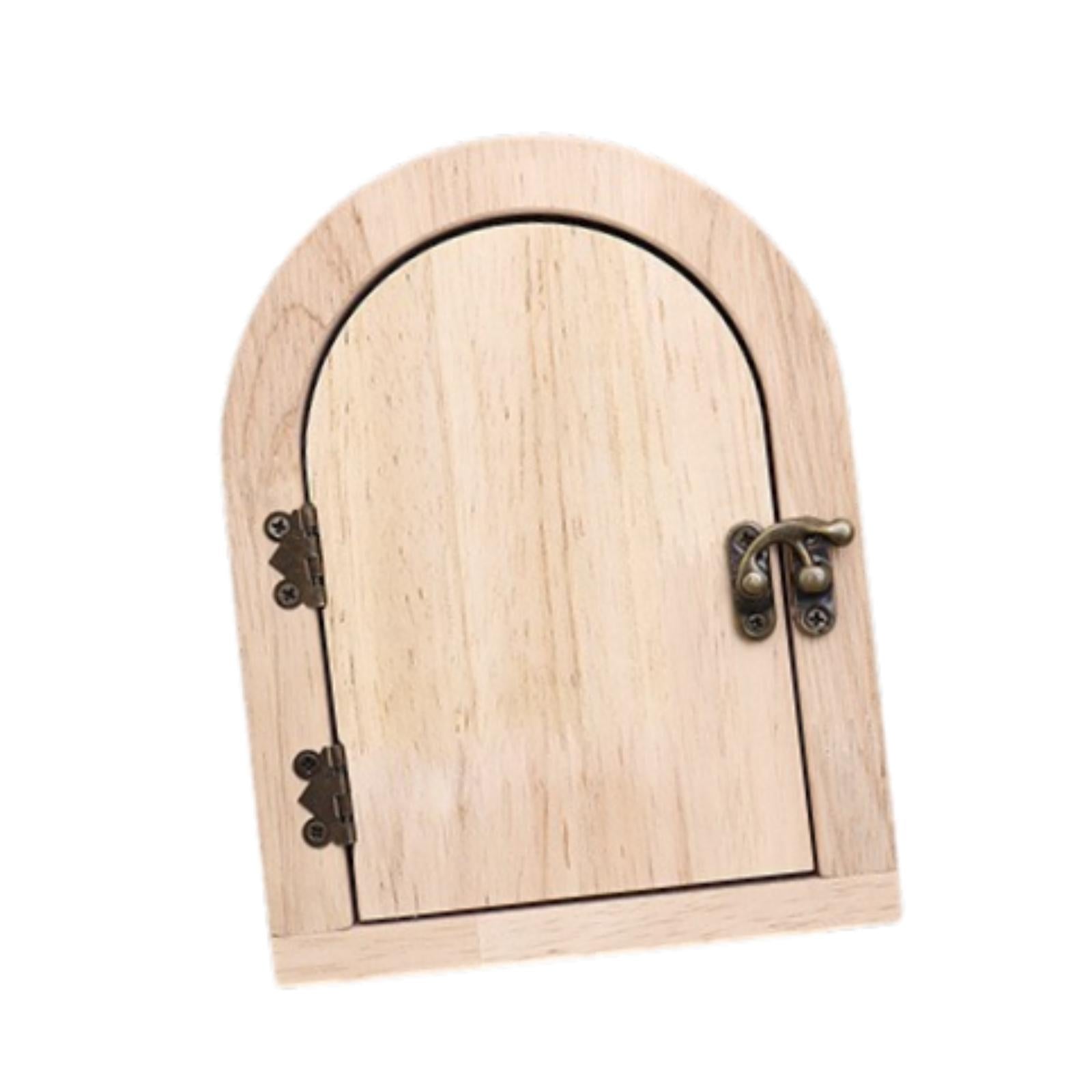 Outlet Cover Wood Elegant Socket Protection Box for Kitchen Workshop Bedroom 12x15.7cm Beige