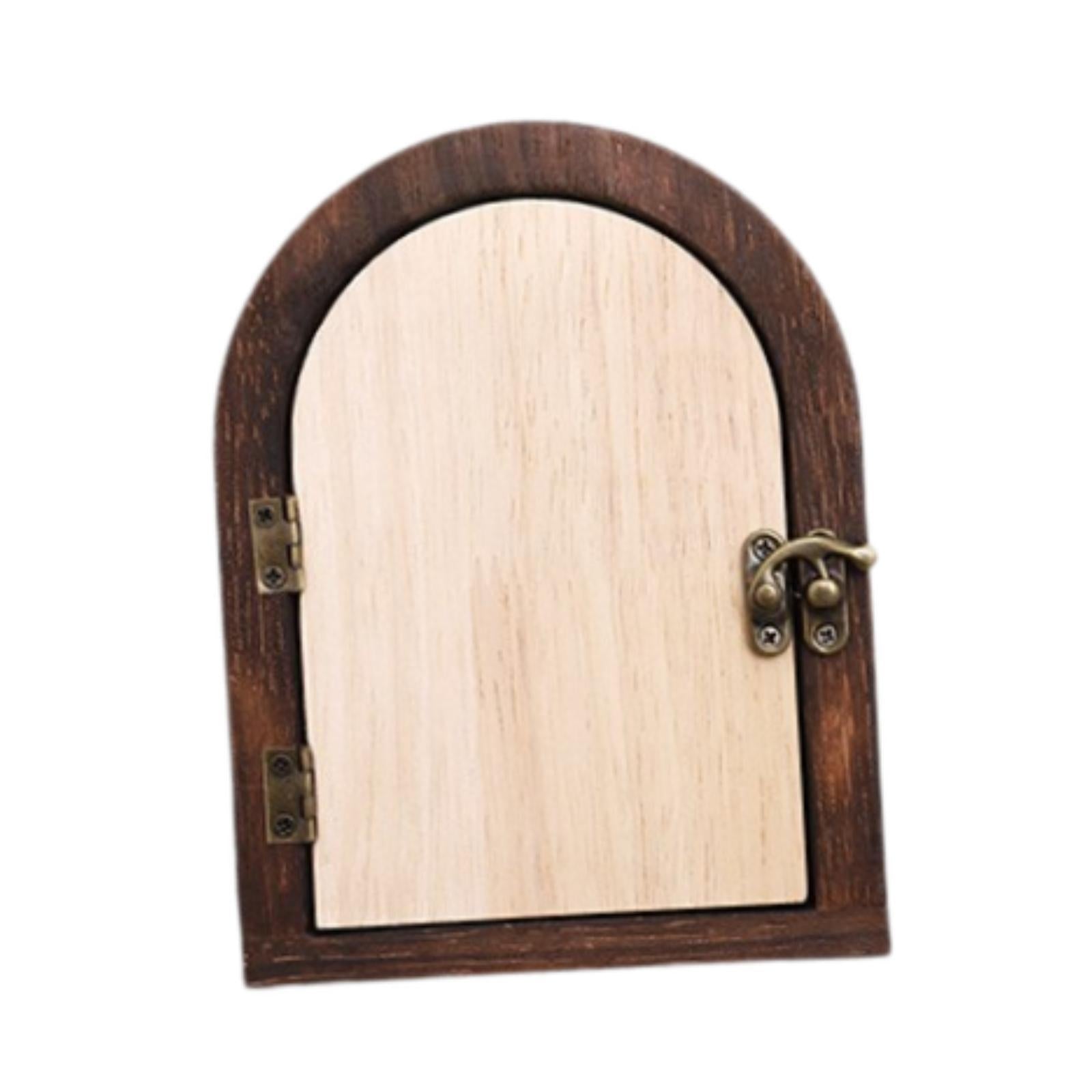 Outlet Cover Wood Elegant Socket Protection Box for Kitchen Workshop Bedroom 12x15.7cm Brown and Beige