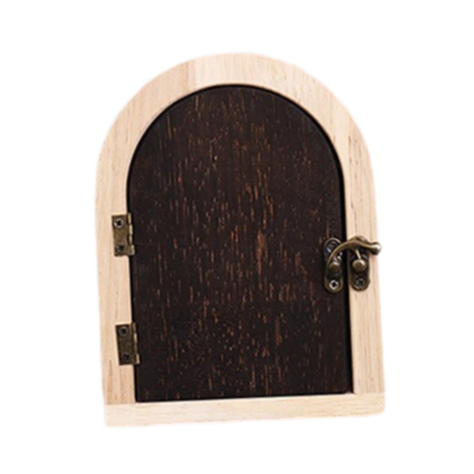 Outlet Cover Wood Elegant Socket Protection Box for Kitchen Workshop Bedroom 12x15.7cm Beige and Brown
