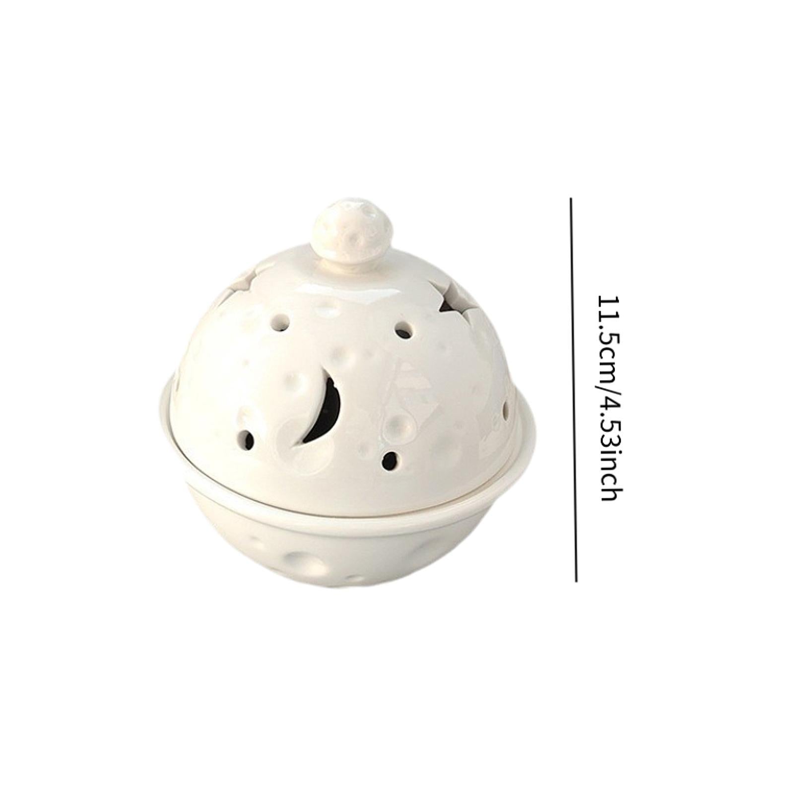 Ceramic Incense Burner Tealight Candle Holder for Living Room Bedroom Office
