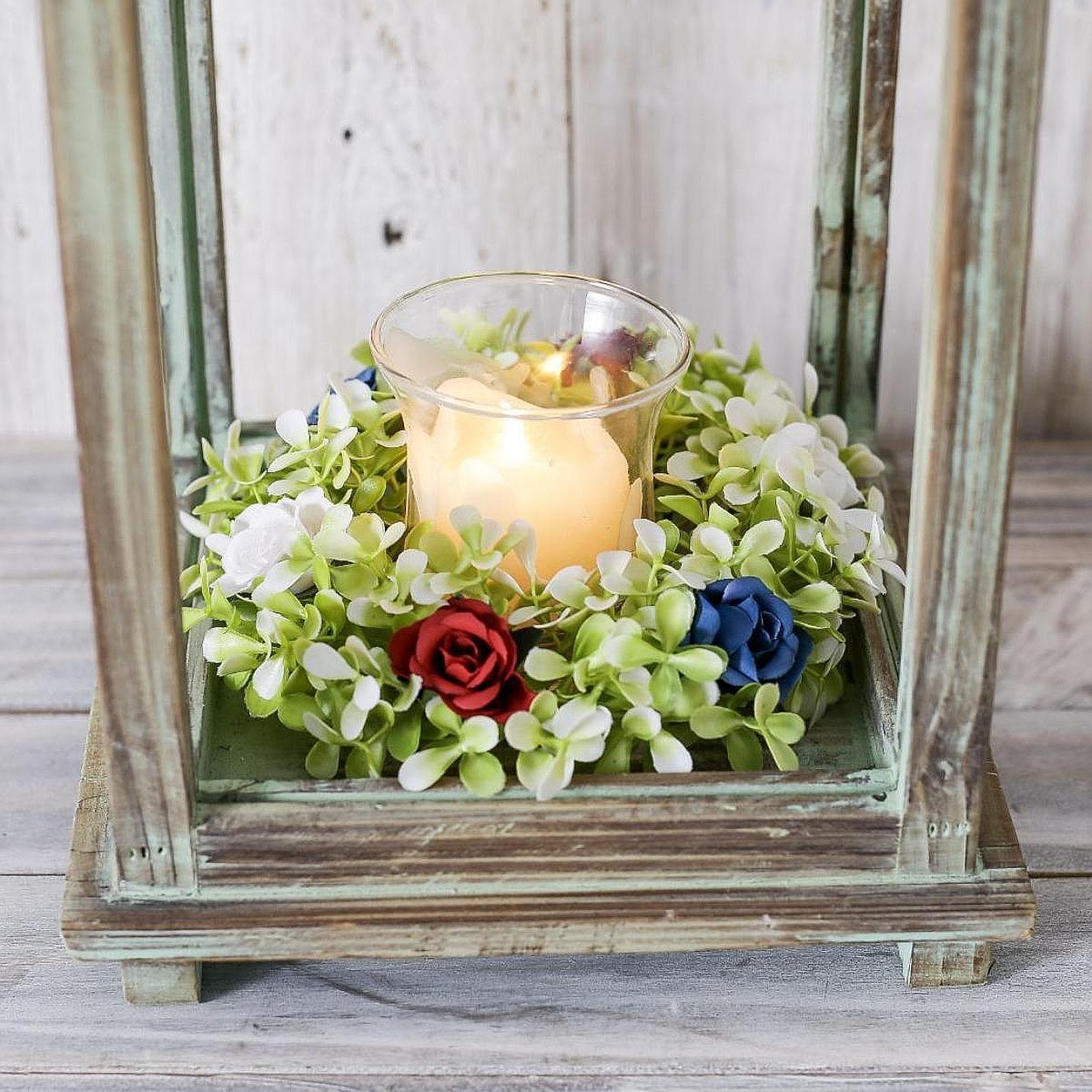 Candle Wreath Modern Candlestick Garland for Housewarming Farmhouse Festival