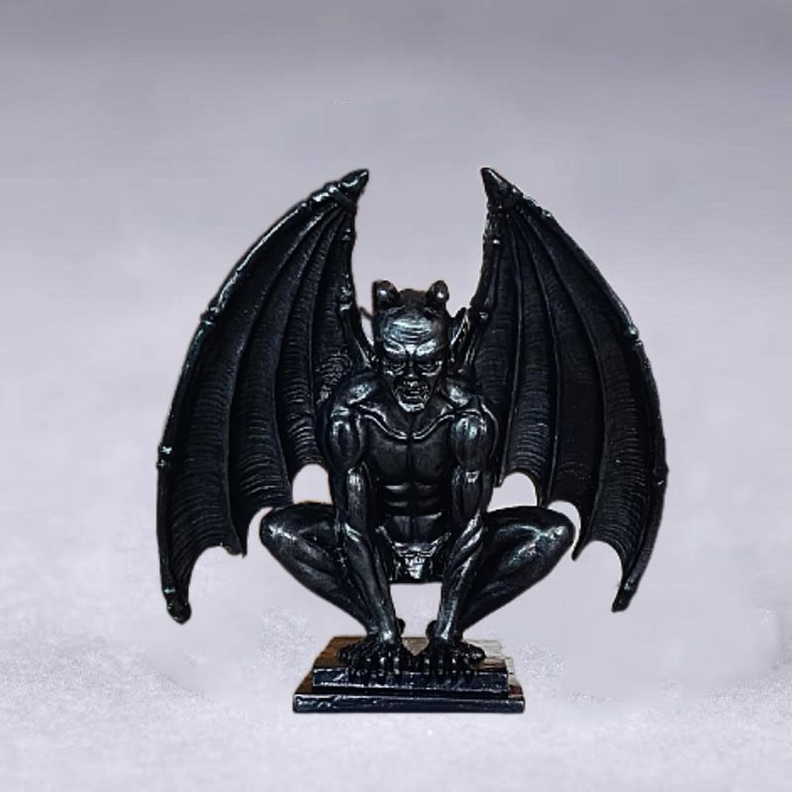 Demon Demon Gothic Sculpture Figurine Shelf Collection Guardian Miniature Black