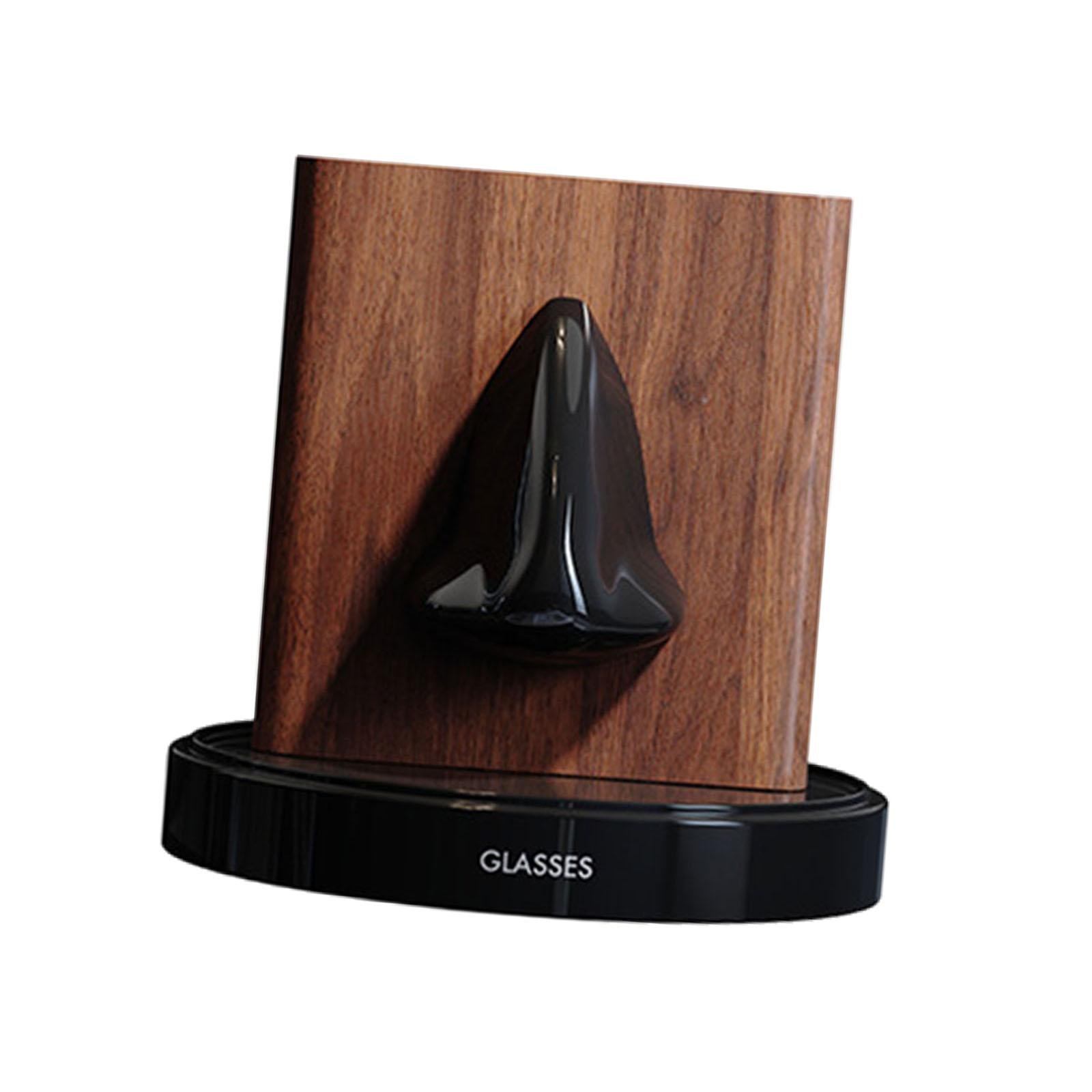 Human Nose Glasses Holder Stand Friends Gift for Bedroom Entryway Home Decor Black Brown