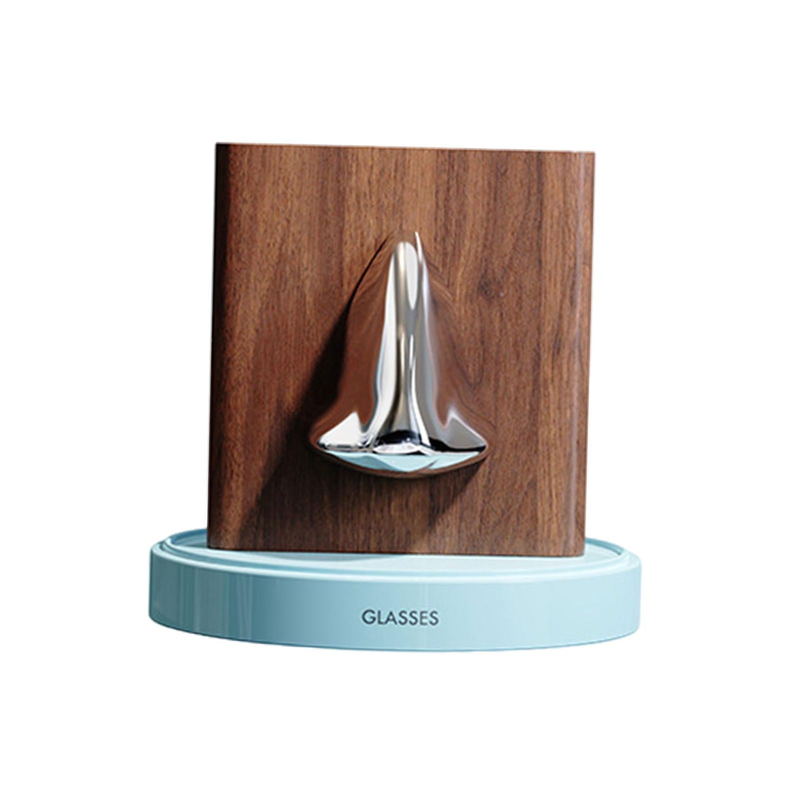 Human Nose Glasses Holder Stand Friends Gift for Bedroom Entryway Home Decor Blue Silvery Brown