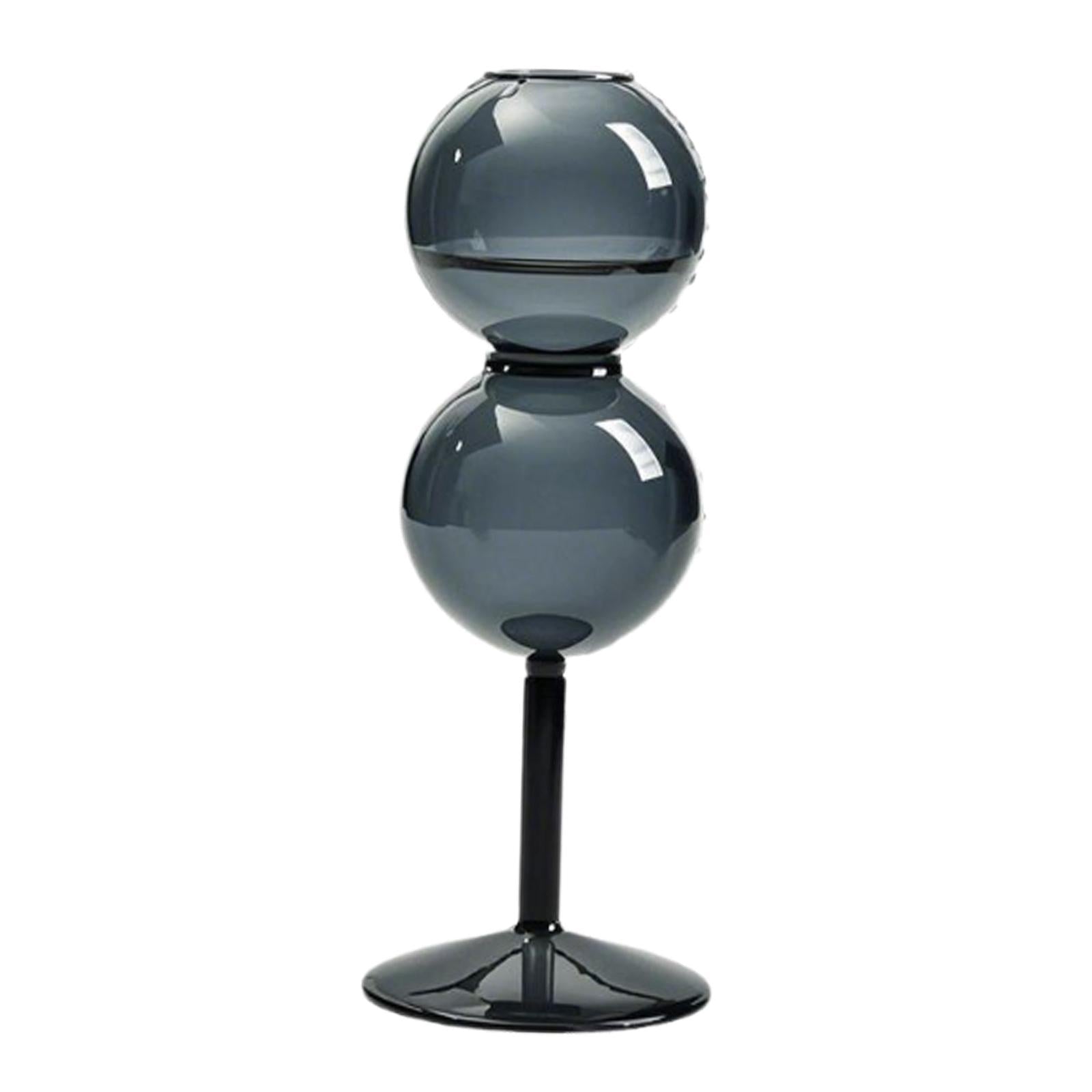 Glass Bubble Vase Modern Photo Prop Table Decoration for Porch Balcony Shelf