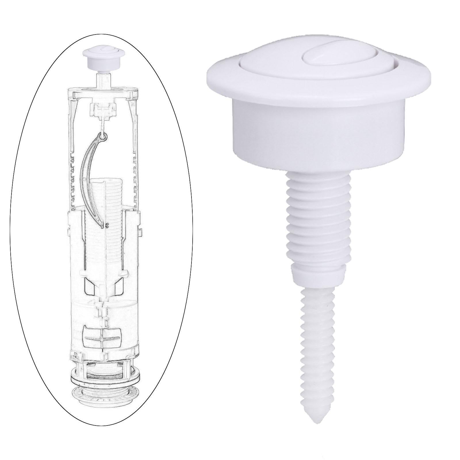 Double Flush Button Press Button Bathroom with Thread Diameter Toilet Button