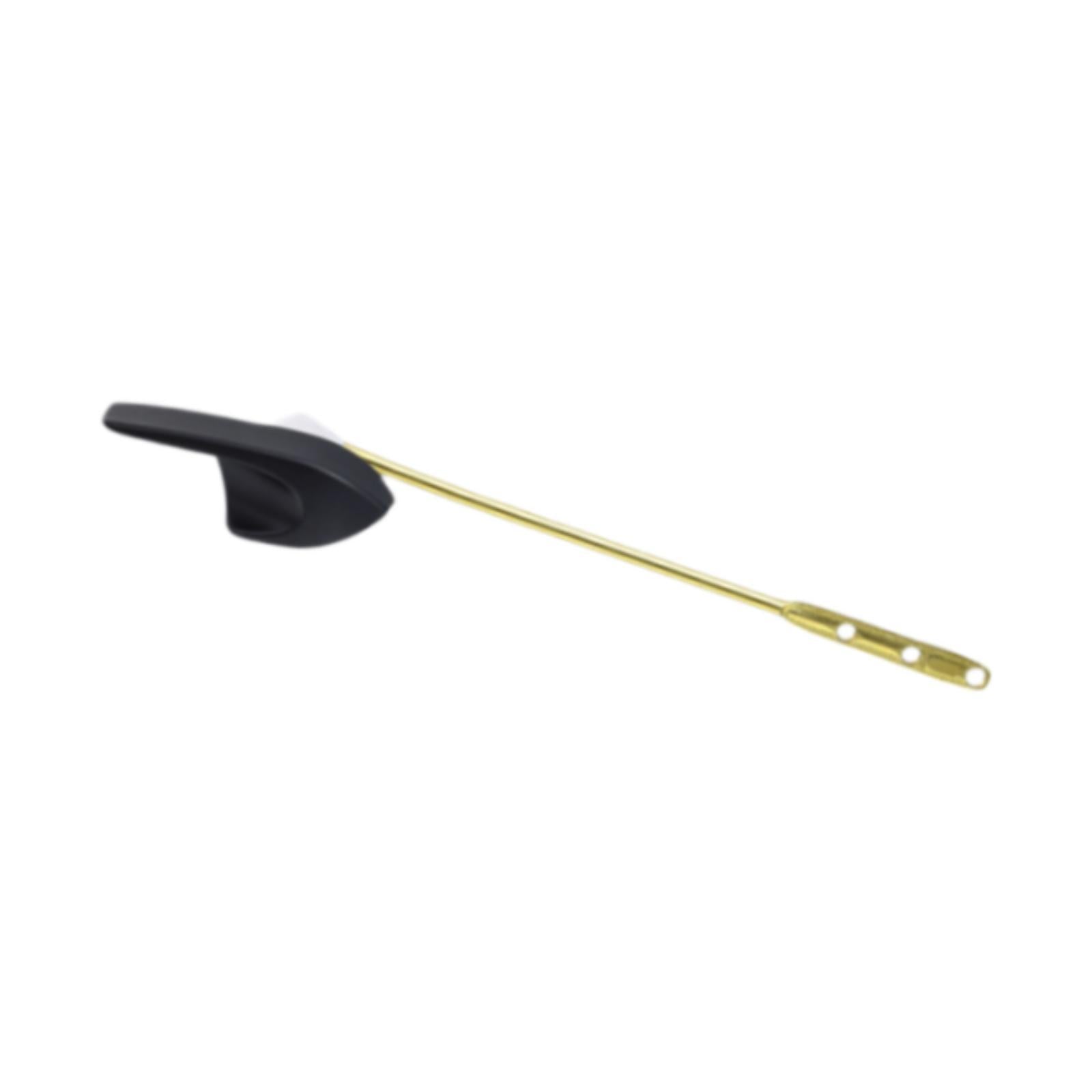 Toilet Tank Flush Handle Easy Installation Rust Resistant Toilet Repair Tool Black