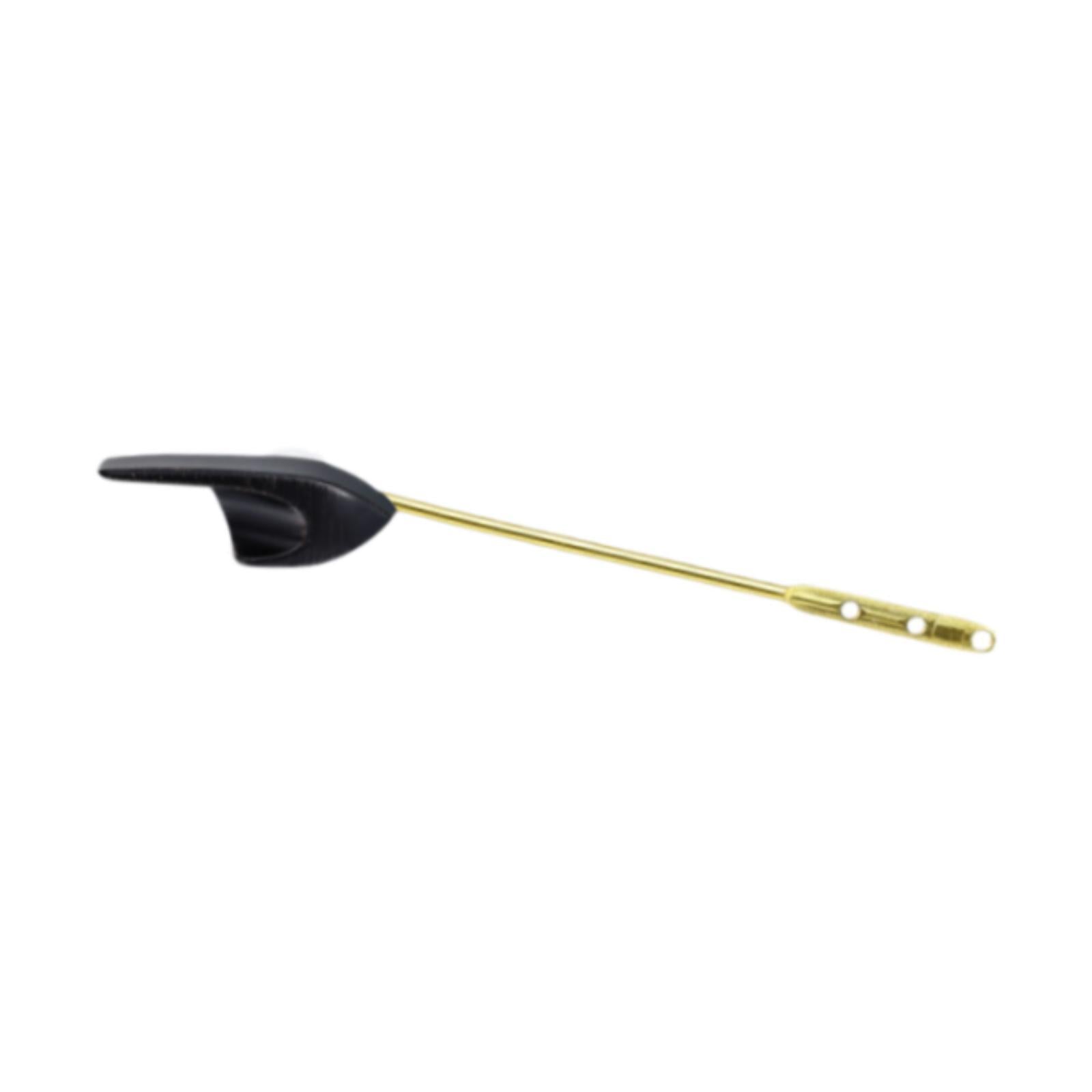Front Mount Toilet Lever Toilet Part for Toilet Cistern Toilet Tank Home Use Black