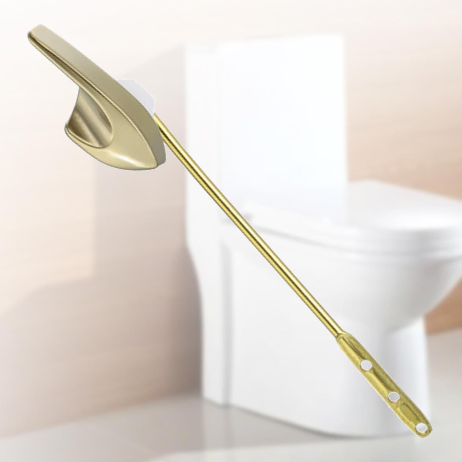 Front Mount Toilet Lever Toilet Part for Toilet Cistern Toilet Tank Home Use Gold