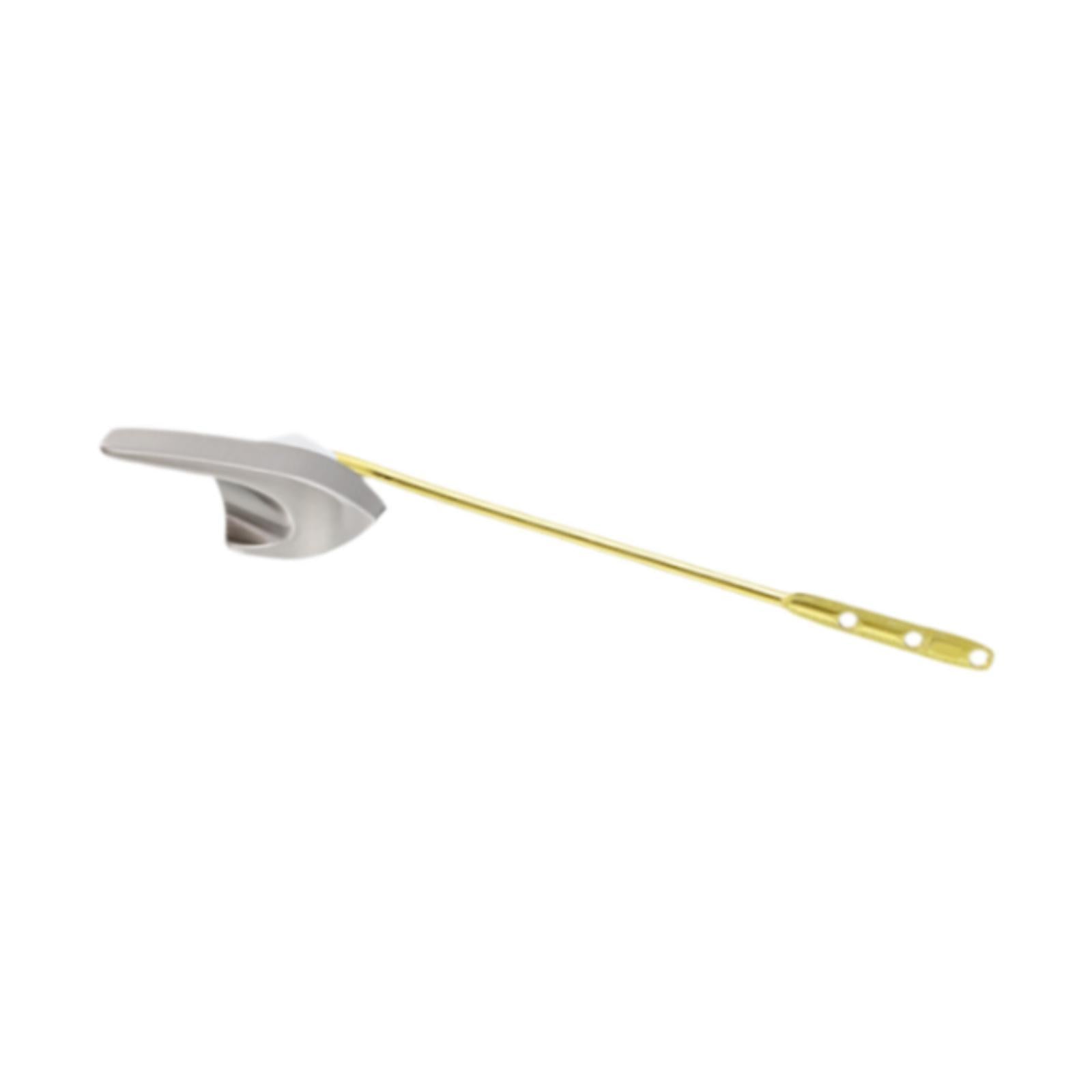 Front Mount Toilet Lever Toilet Part for Toilet Cistern Toilet Tank Home Use Silver